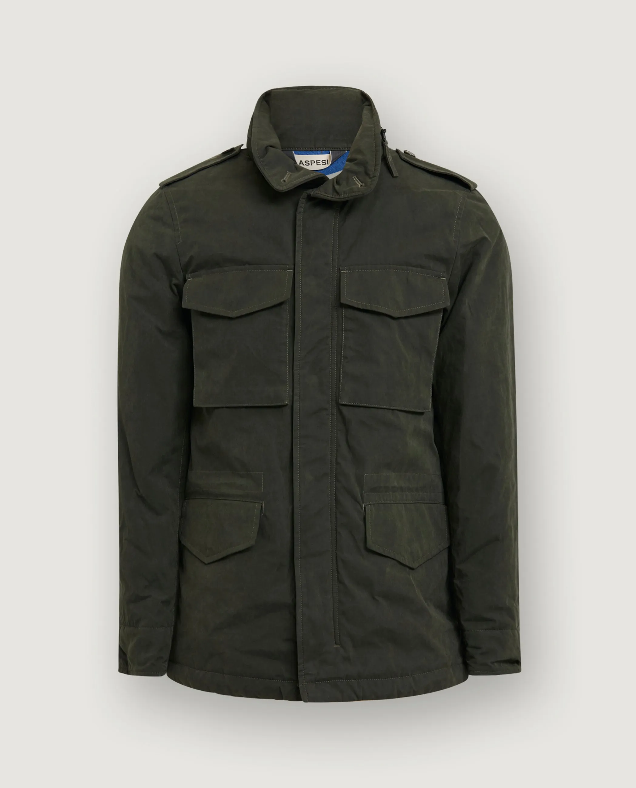 Katoen Mix Field Jacket - Groen sold by Pauw Amsterdam