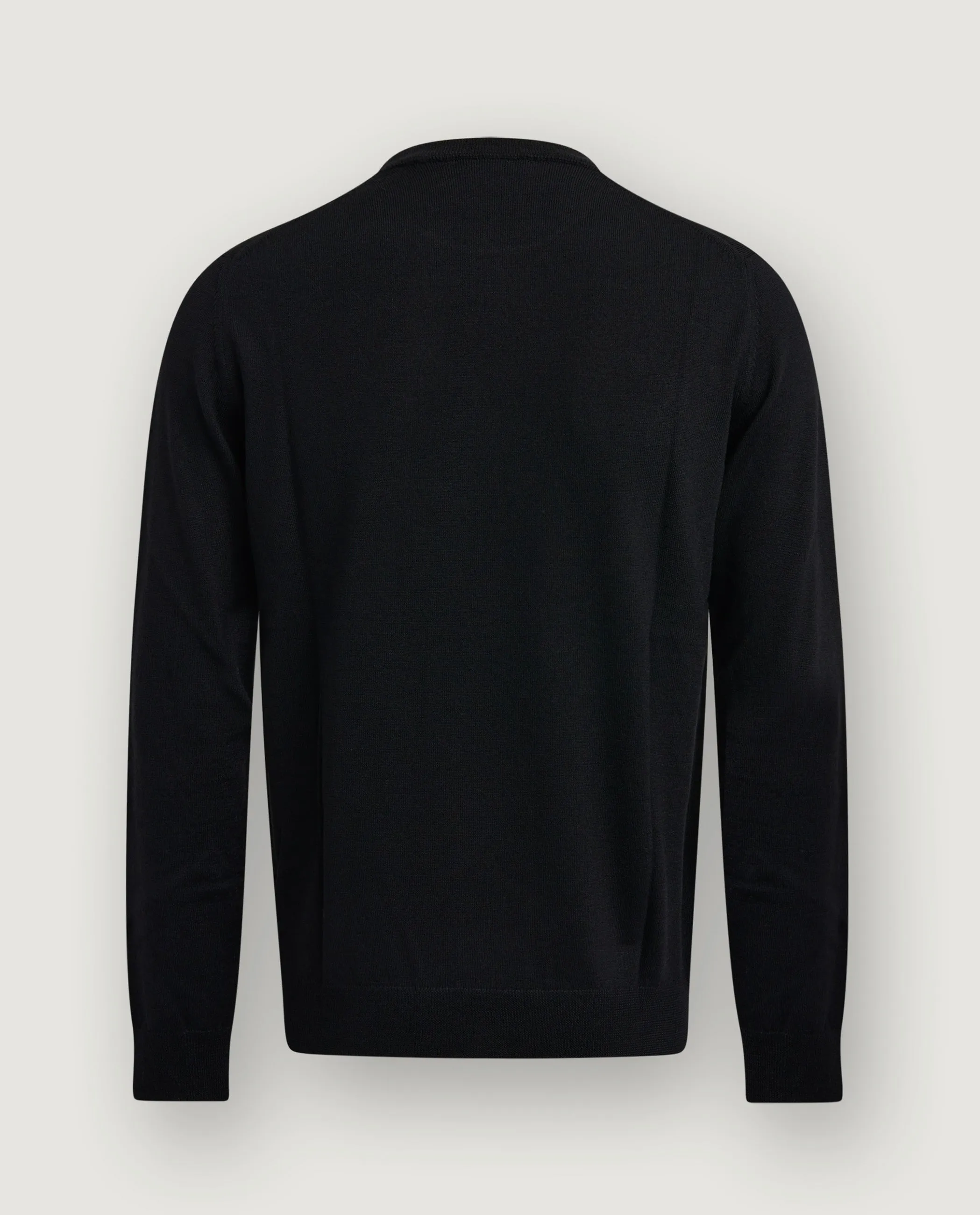 Wollen Crewneck Trui - Zwart sold by Pauw Amsterdam product image thumbnail 3