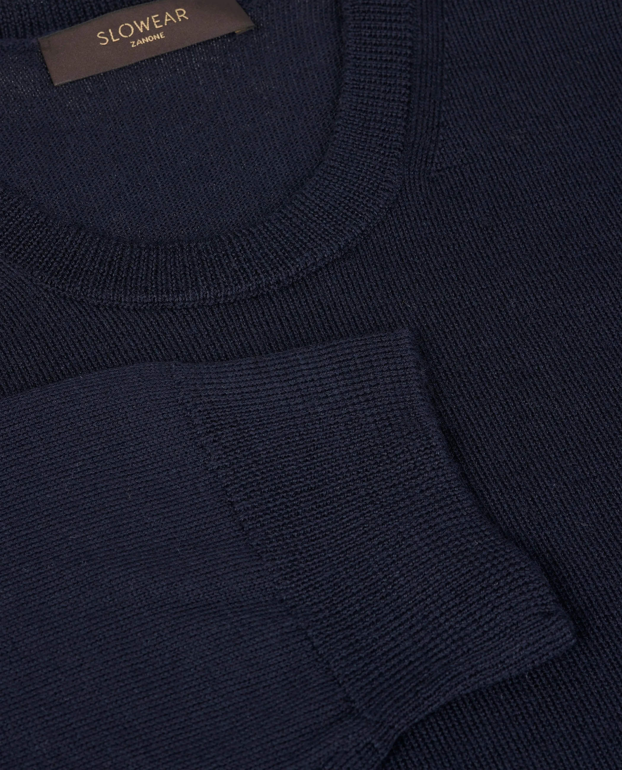 Wollen Crewneck Trui - Donkerblauw sold by Pauw Amsterdam product image thumbnail 4
