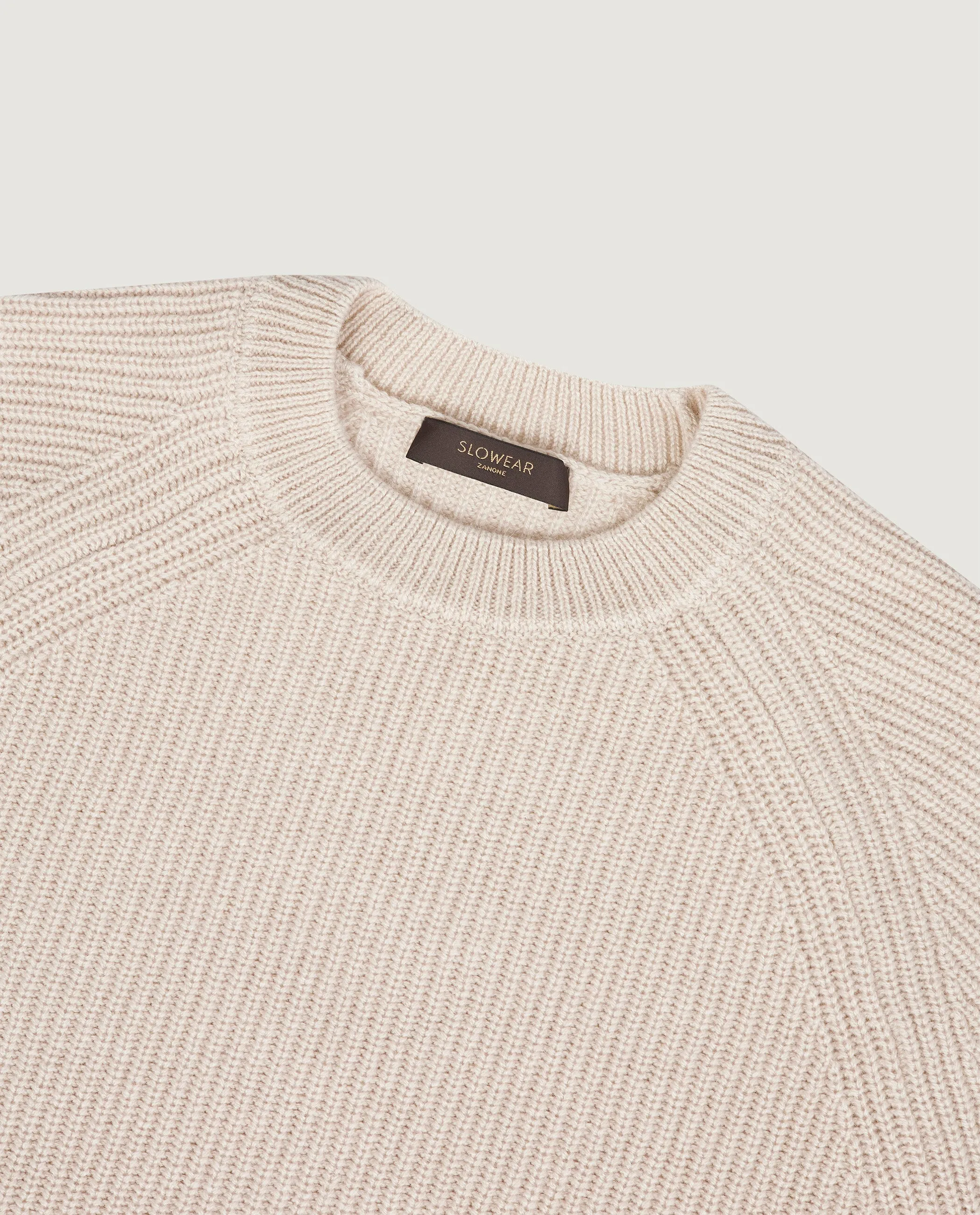 Cashmere Rib Trui - Ecru sold by Pauw Amsterdam product image thumbnail 2