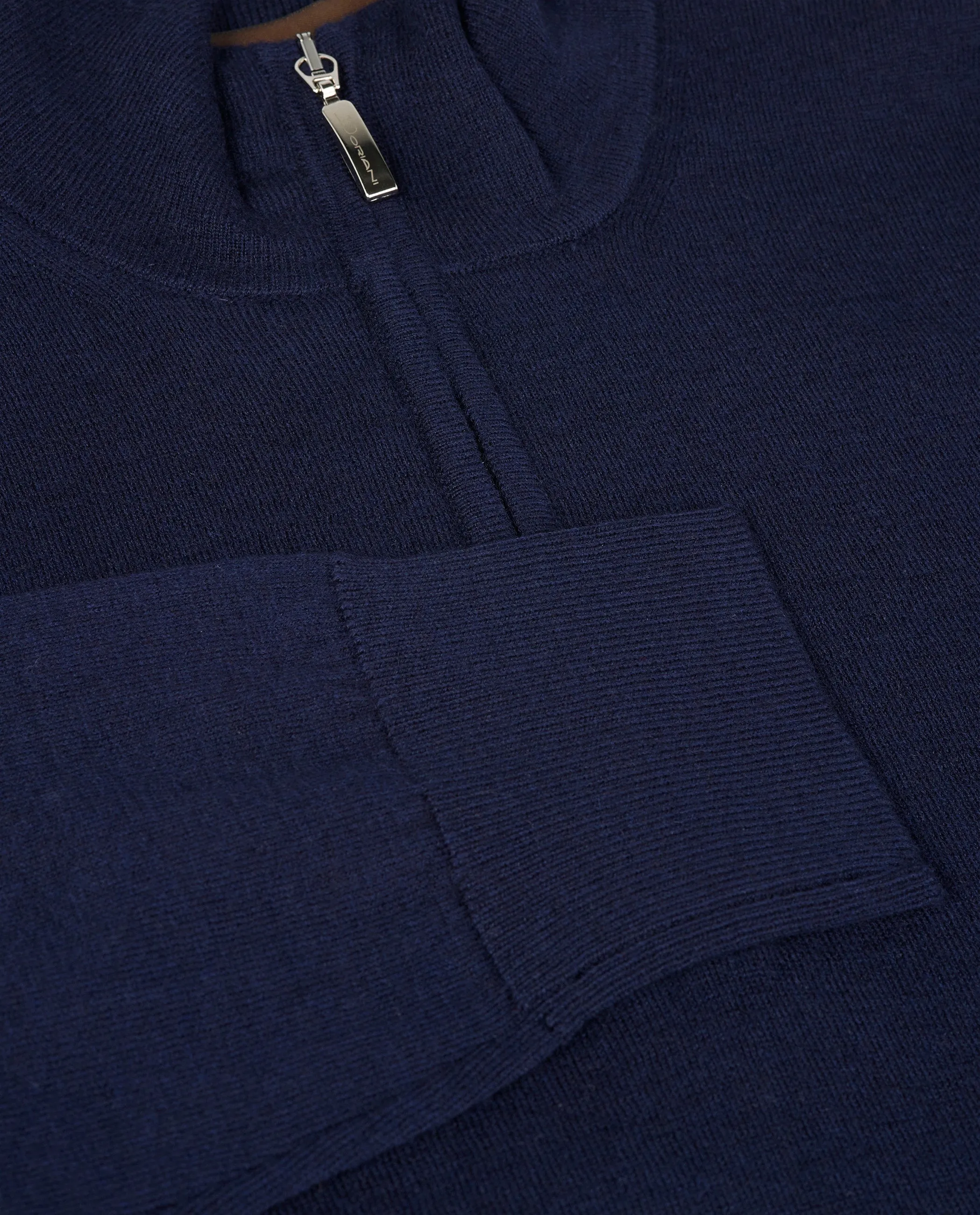 Lichtgewicht Cashmere Half-Zip Trui - Donkerblauw sold by Pauw Amsterdam product image thumbnail 4