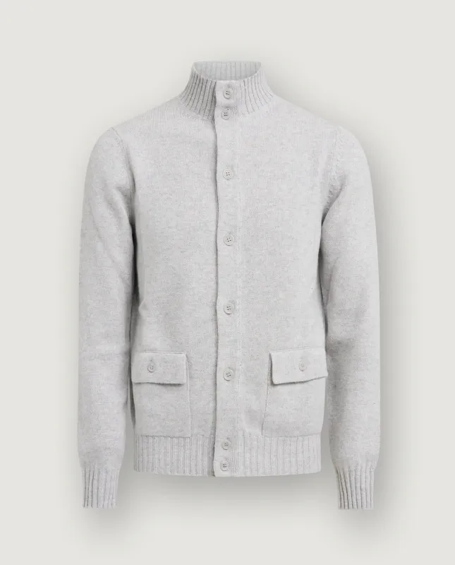 Wol Cashmere Vest - Lichtgrijs sold by Pauw Amsterdam