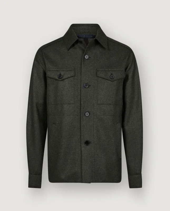 Cashmere Overshirt made by Harris Wharf London