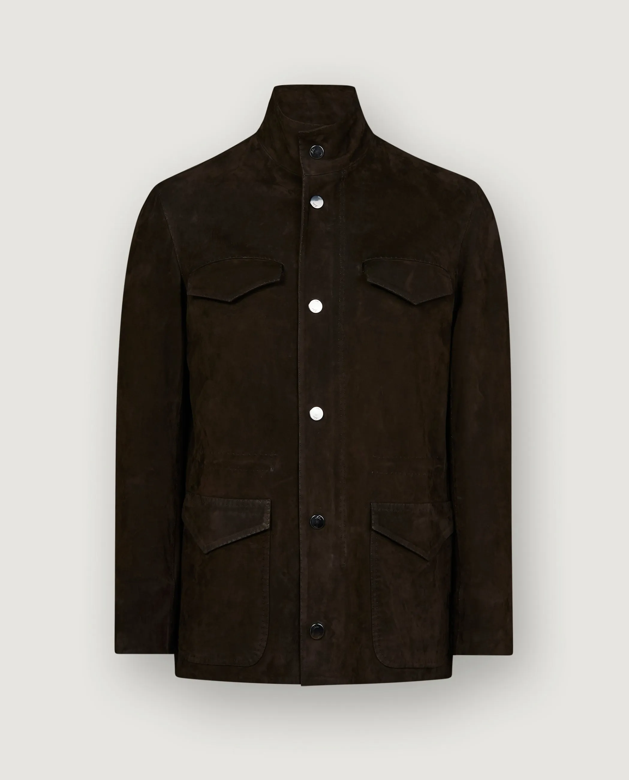 Nubuck Fieldjacket - Bruin sold by Pauw Amsterdam