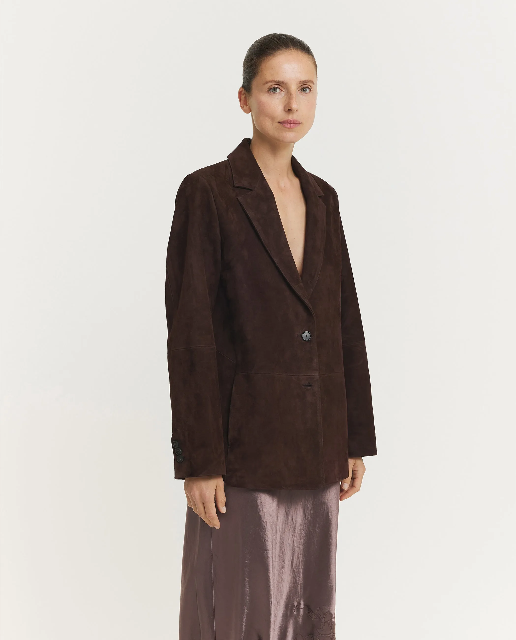 Suede Blazer - Bruin sold by Pauw Amsterdam product image thumbnail 4