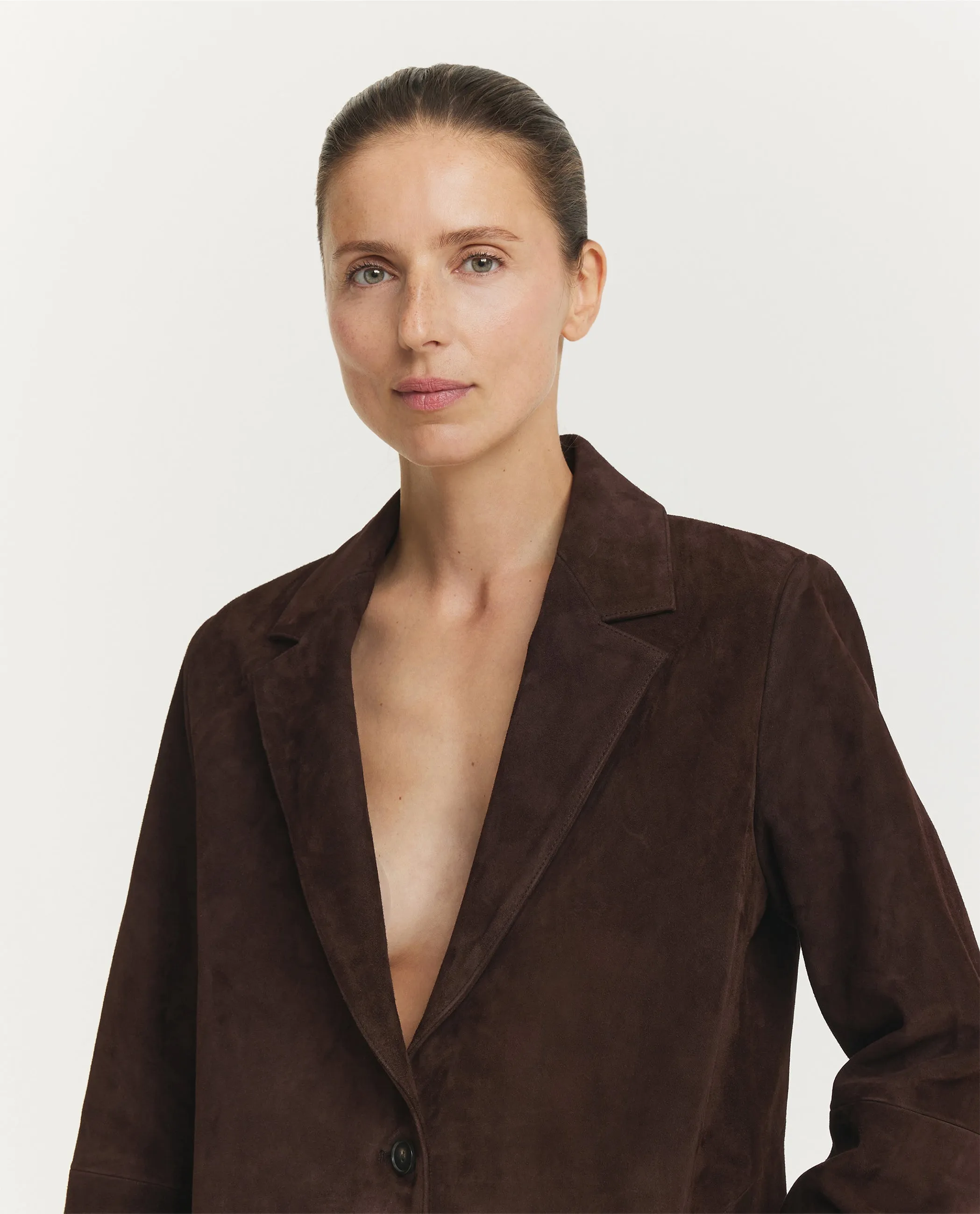 Suede Blazer - Bruin sold by Pauw Amsterdam product image thumbnail 2