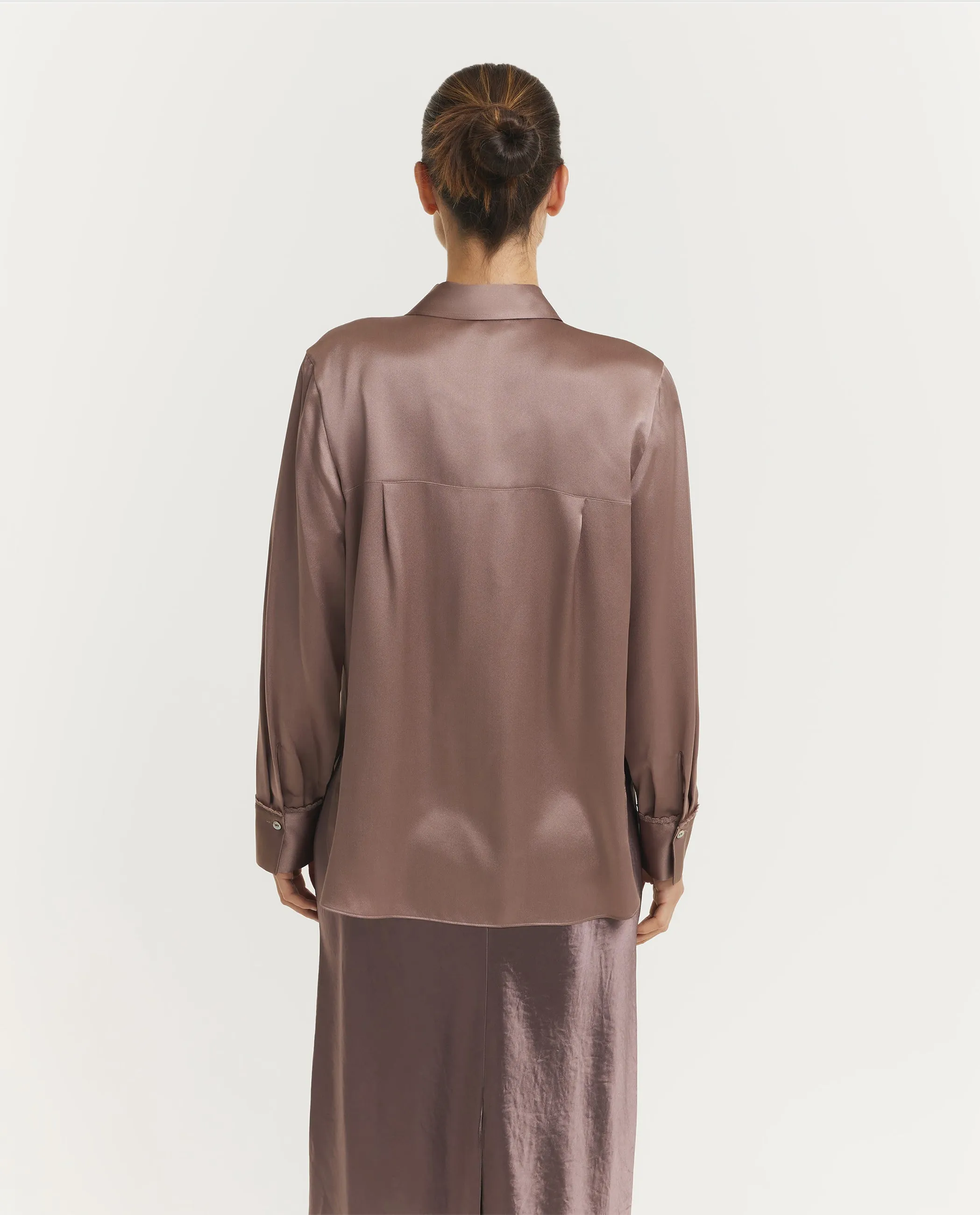 Relaxed Zijden Blouse - Roze sold by Pauw Amsterdam product image thumbnail 5