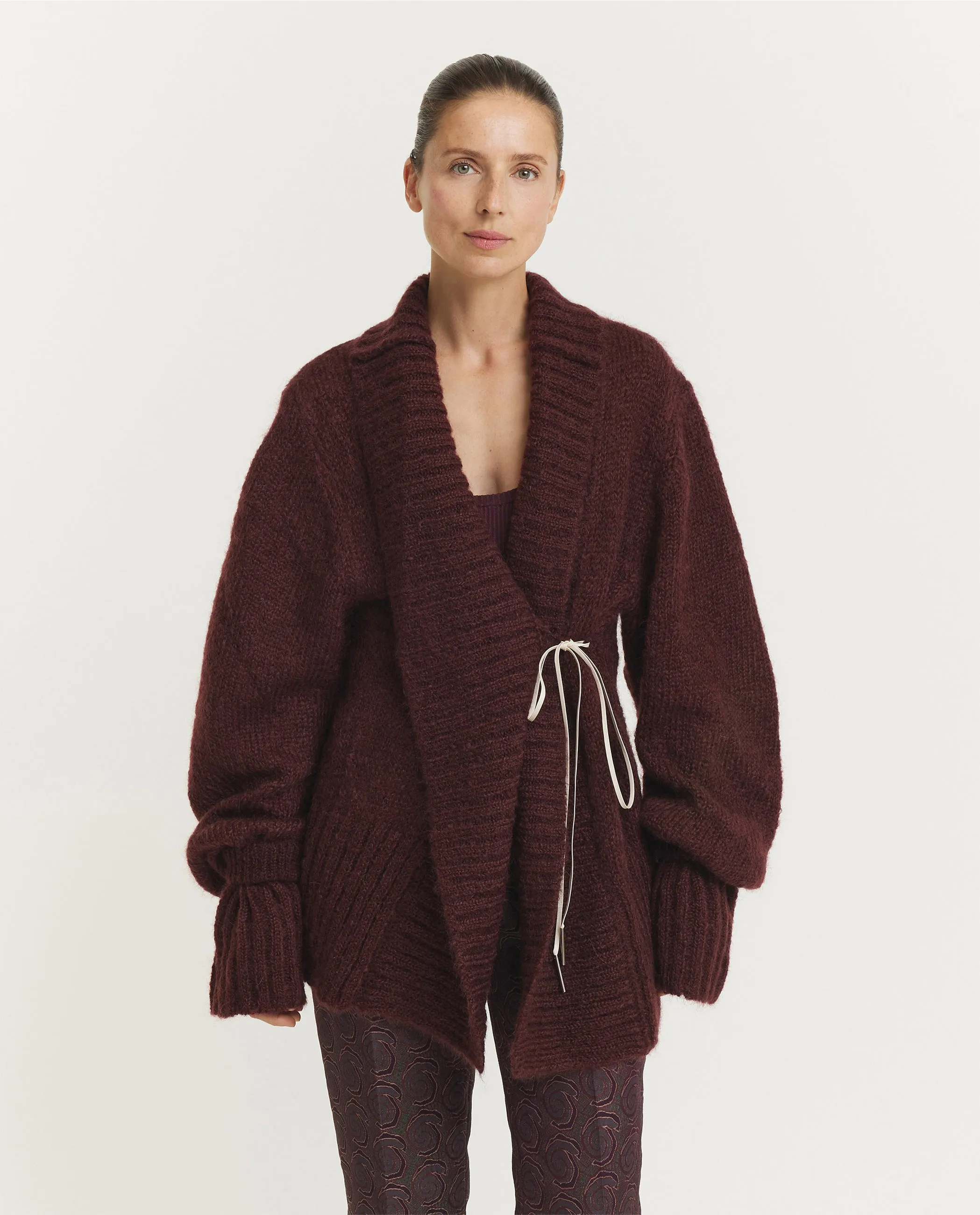 Mohair Wollen Temperance Vest - Rood sold by Pauw Amsterdam