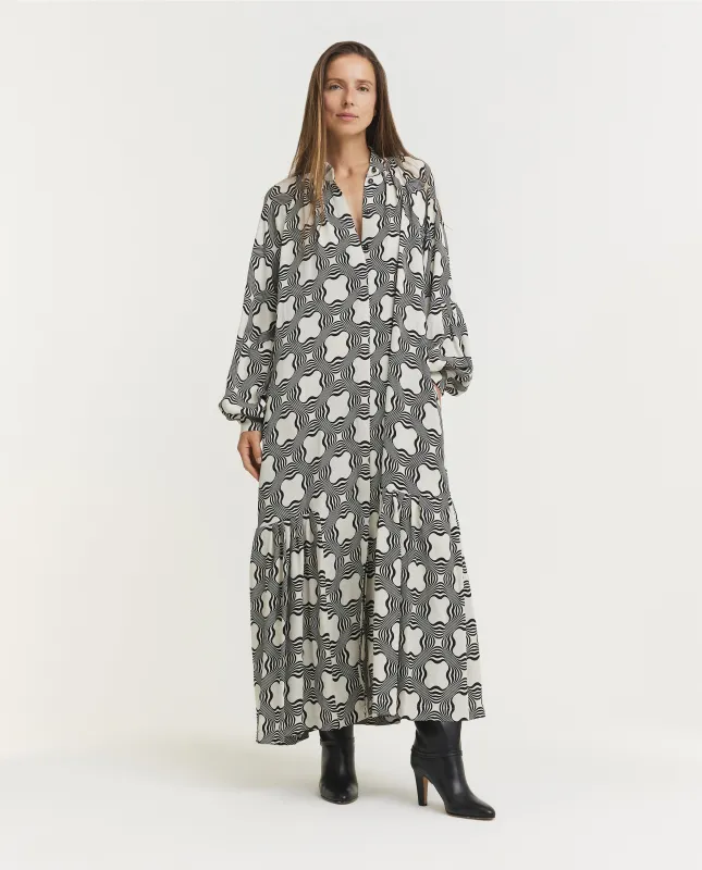 Sablé Jurk - Wit made by ODEEH