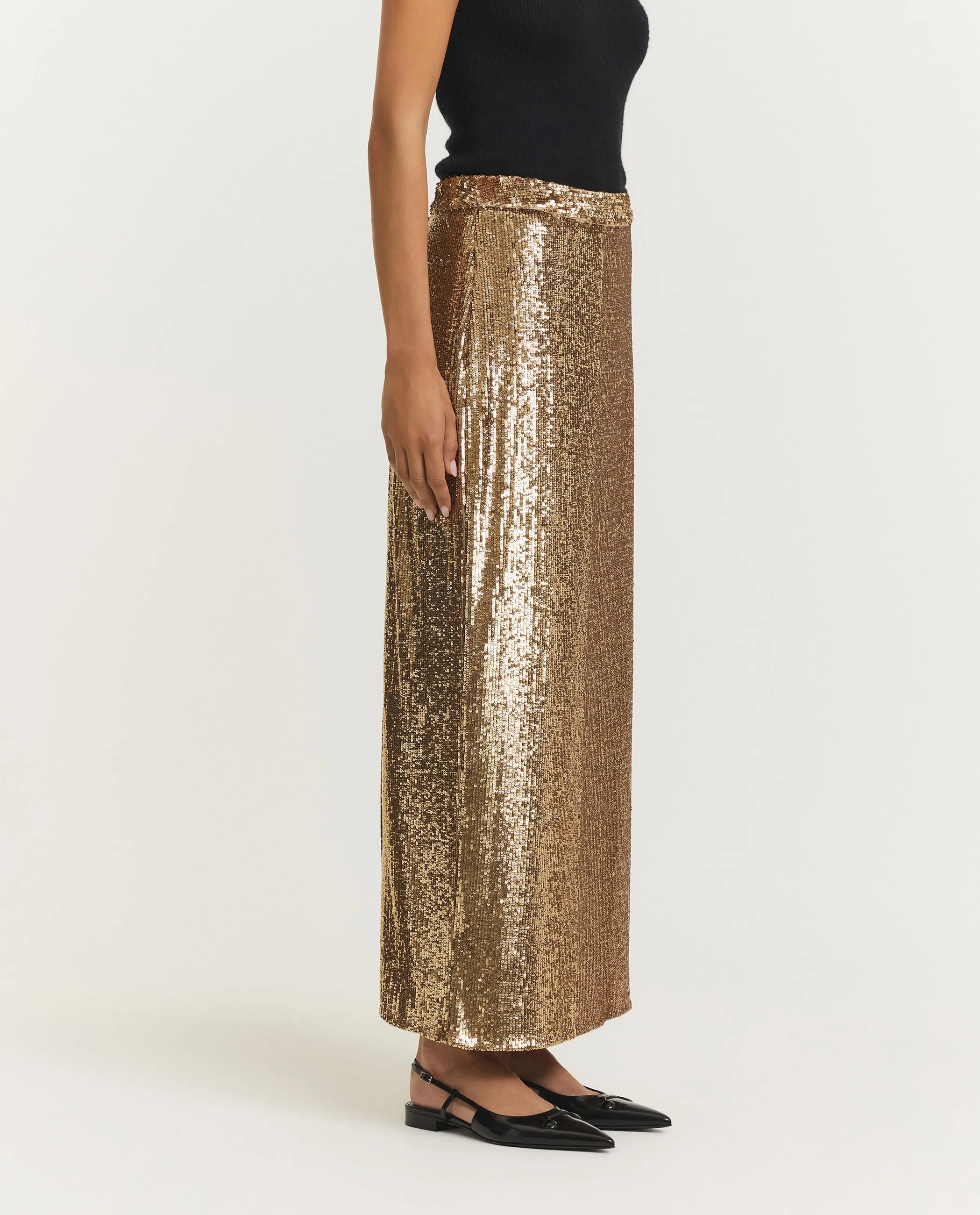 Pailletten Gwyneth Rok - Goud sold by Pauw Amsterdam product image thumbnail 3