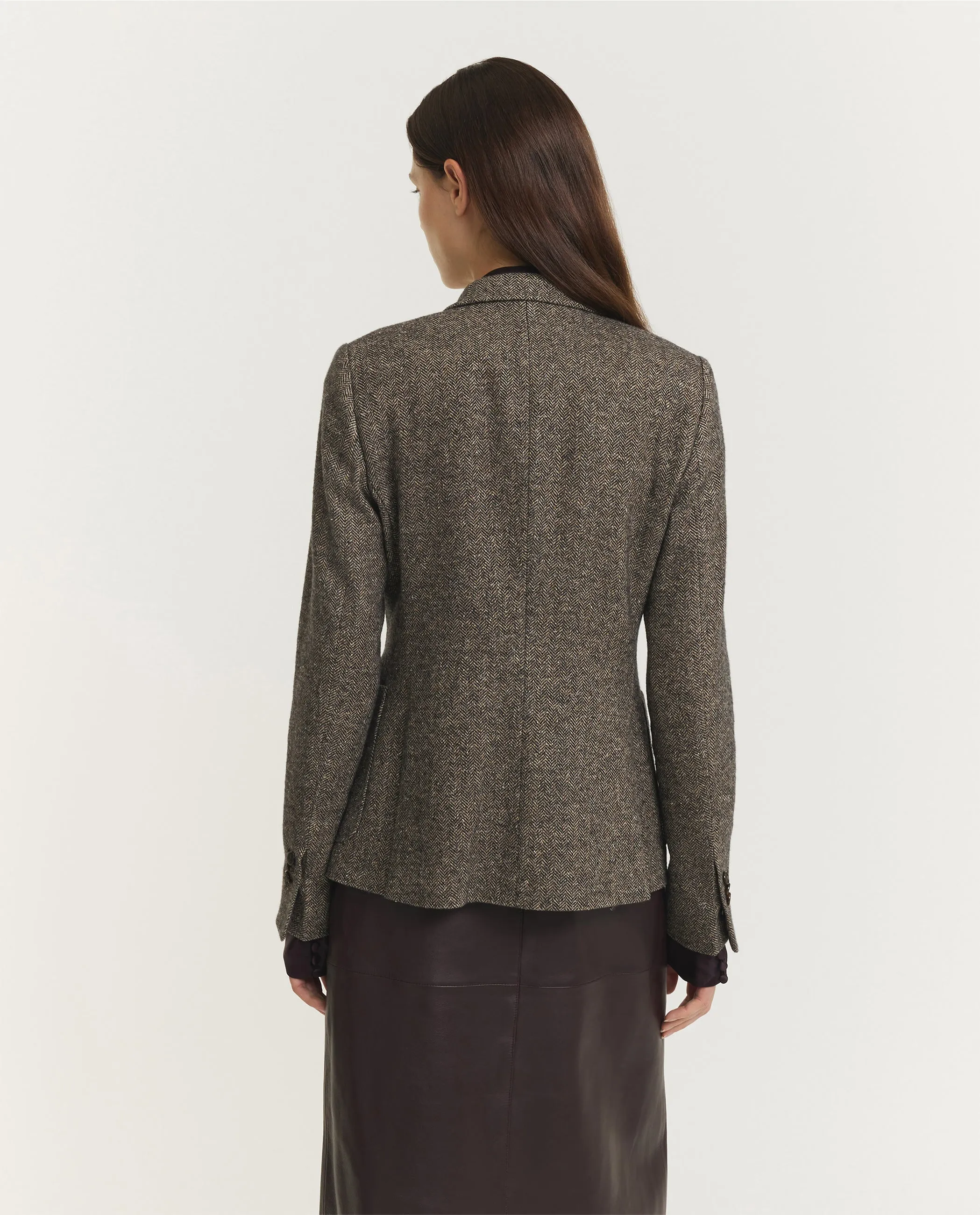 Tweed Kruis Blazer - Grijs sold by Pauw Amsterdam product image thumbnail 5