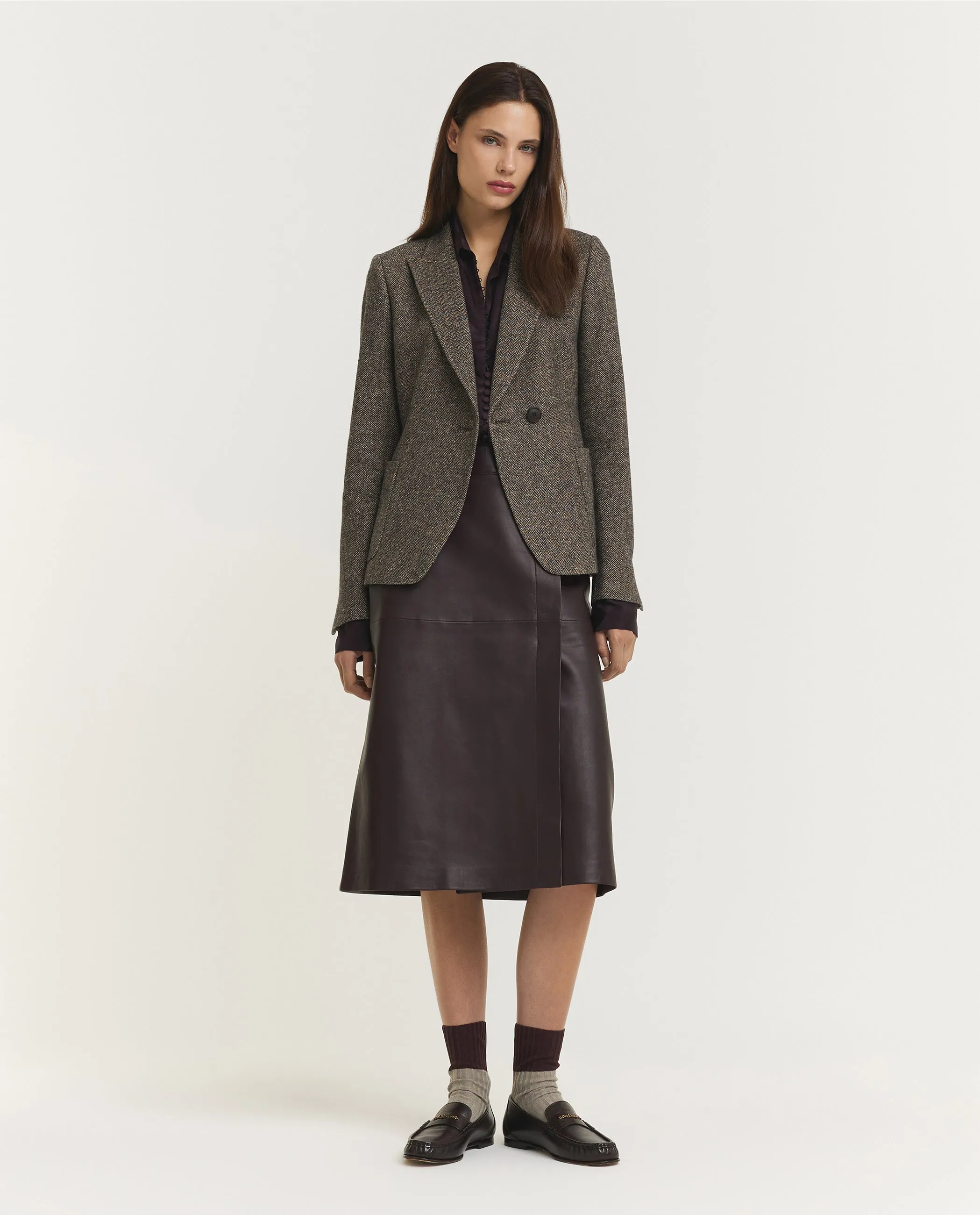 Tweed Kruis Blazer - Grijs sold by Pauw Amsterdam product image thumbnail 3