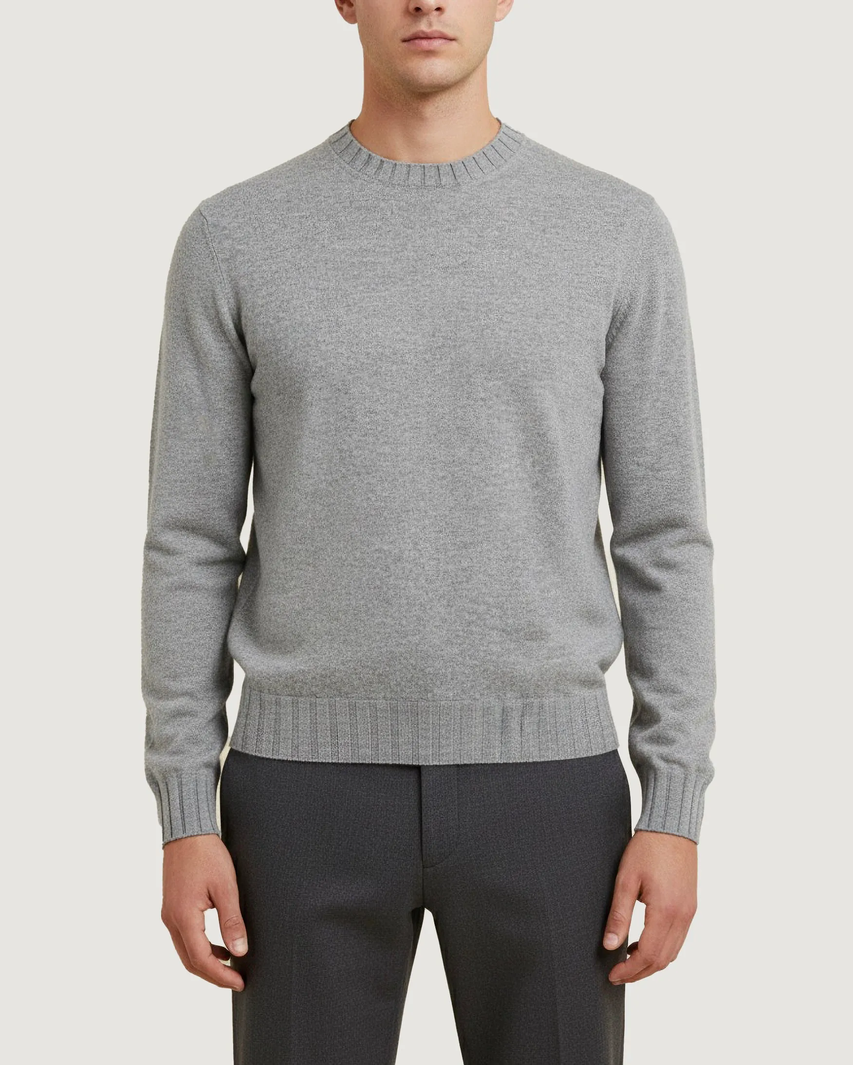 Cashmere Ronde Hals Trui - Grijs sold by Pauw Amsterdam product image thumbnail 2