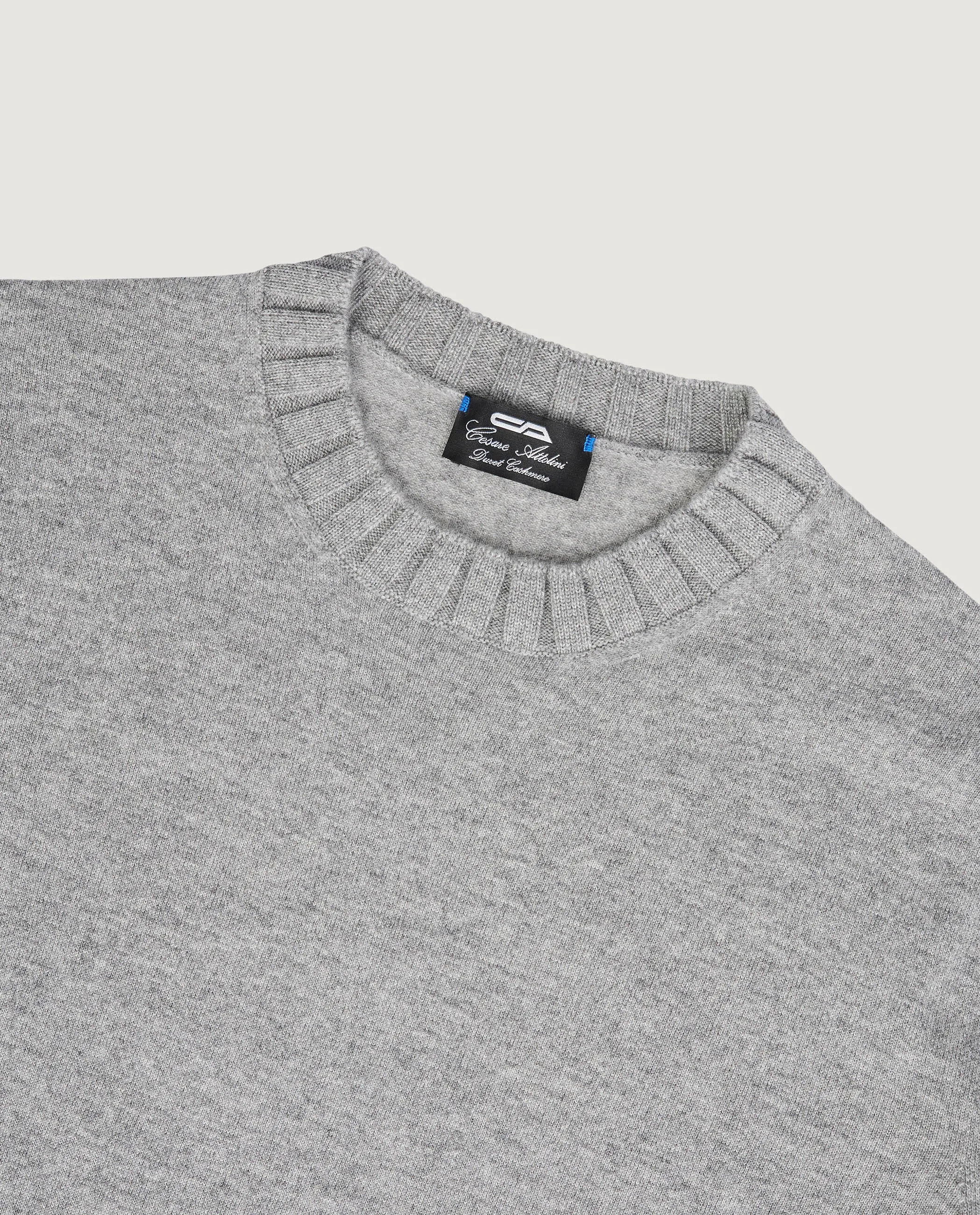 Cashmere Ronde Hals Trui - Grijs sold by Pauw Amsterdam product image thumbnail 3