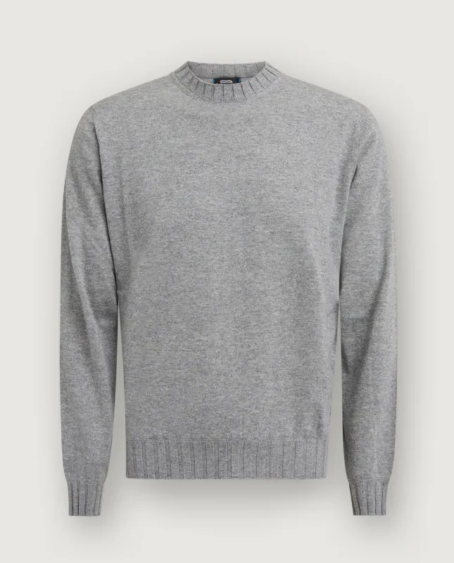 Cashmere Ronde Hals Trui - Grijs sold by Pauw Amsterdam