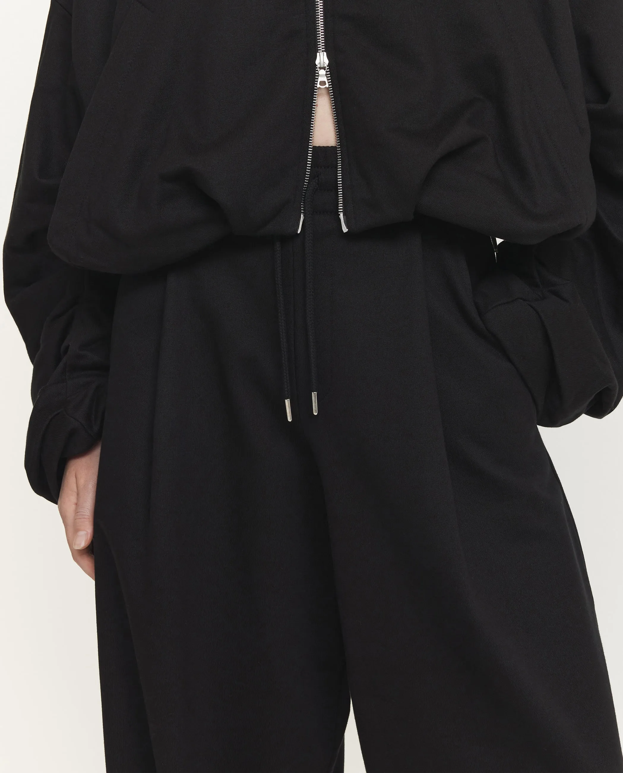 Wijde Katoenen Jogger - Zwart sold by Pauw Amsterdam product image thumbnail 5