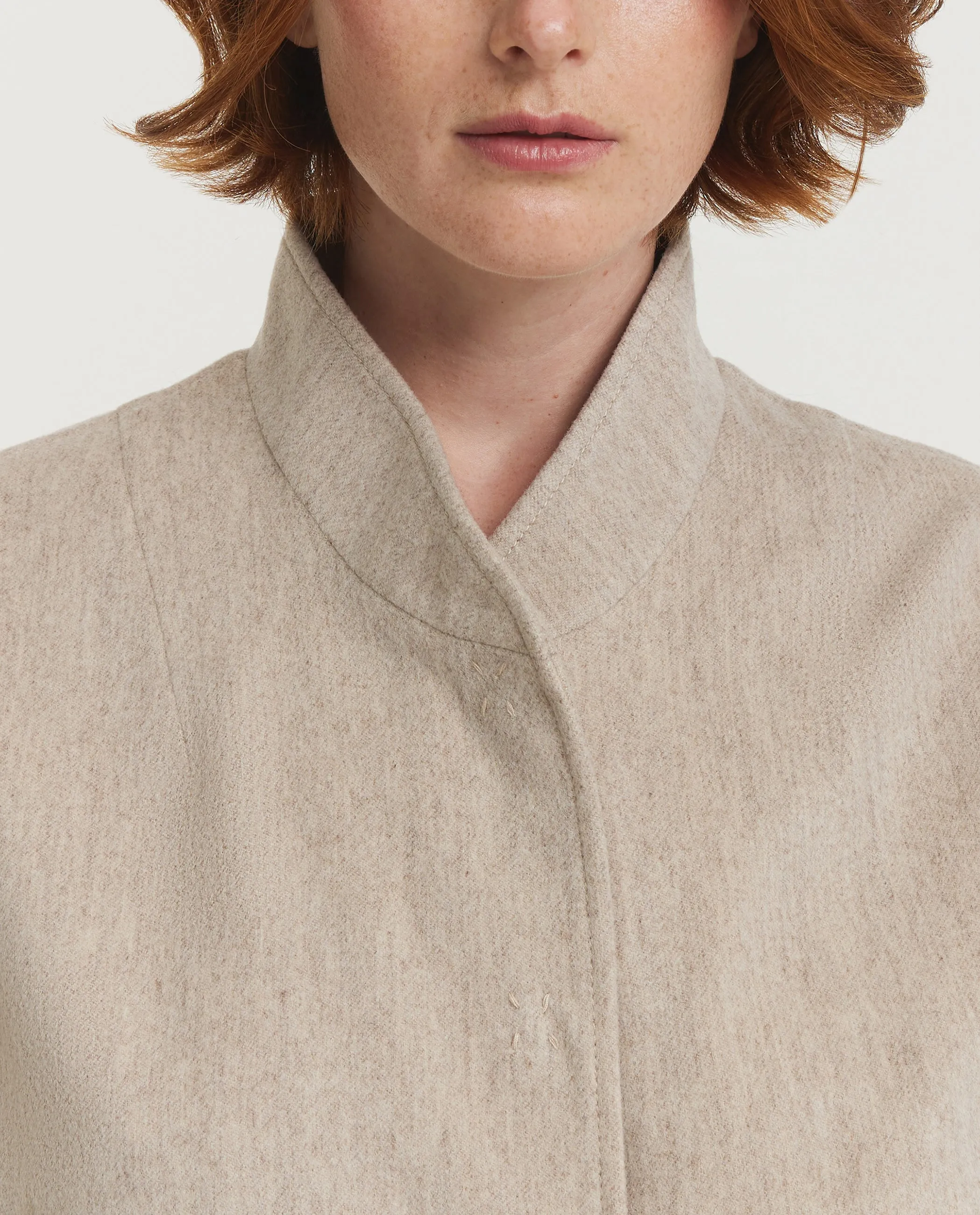 Wol Mix Bomberjack - Lichtbruin sold by Pauw Amsterdam product image thumbnail 2