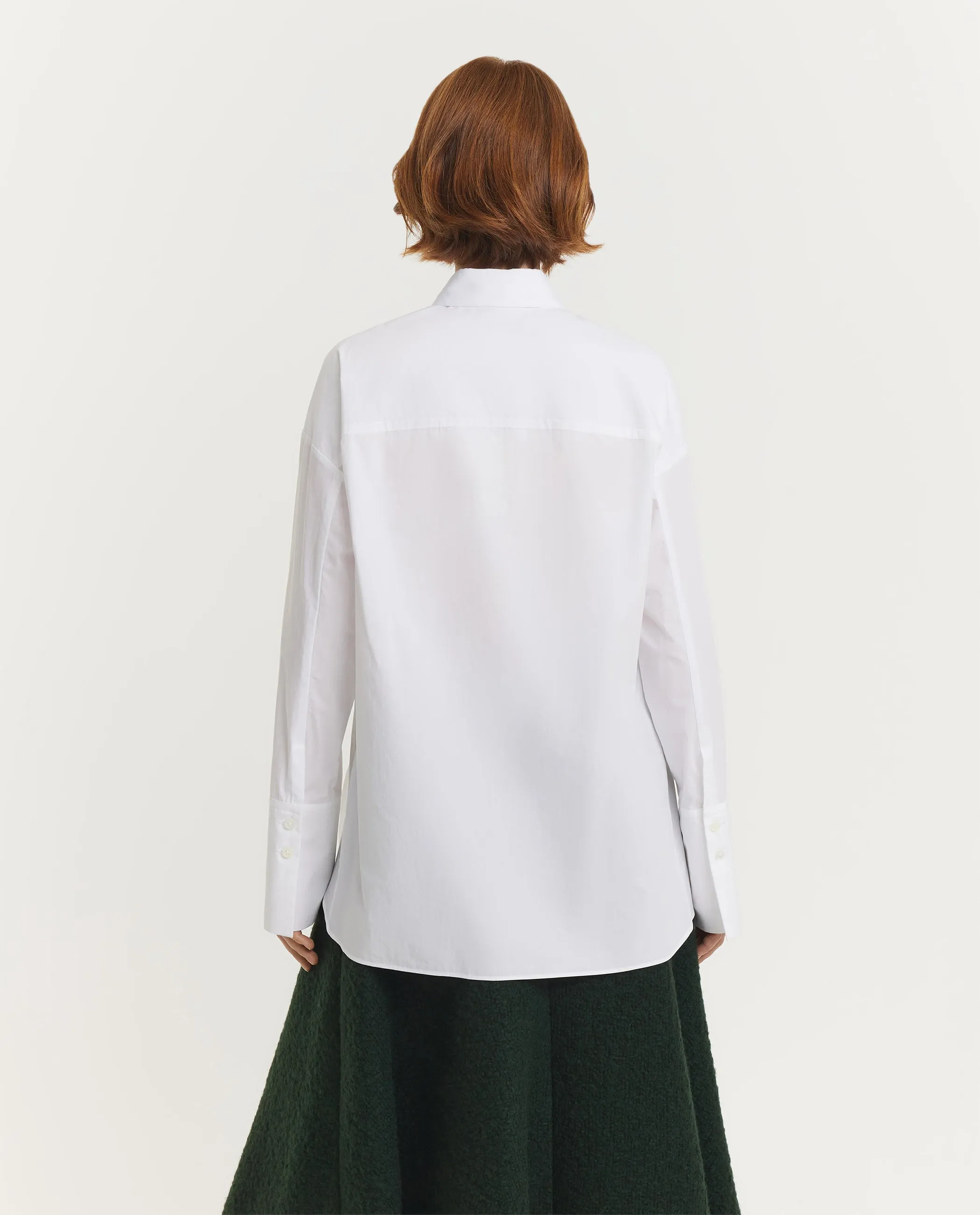 Katoenen Bib Blouse - Wit sold by Pauw Amsterdam product image thumbnail 5