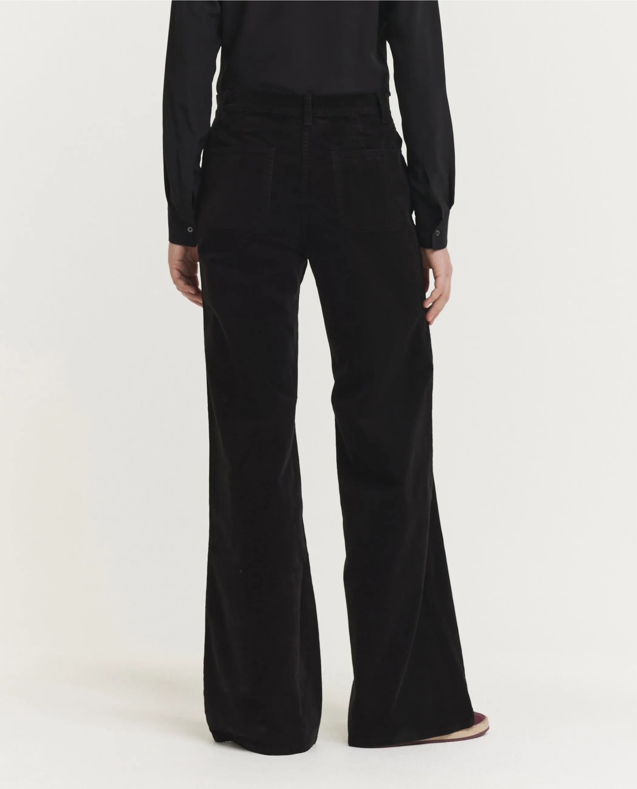 Corduroy Florence Broek - Zwart sold by Pauw Amsterdam product image thumbnail 4