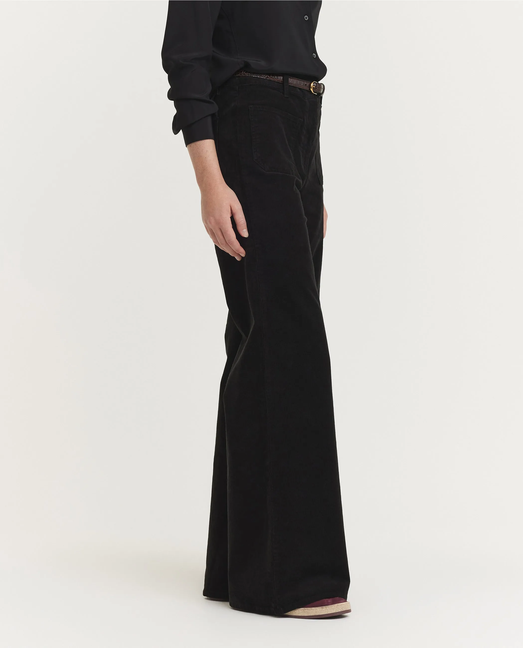 Corduroy Florence Broek - Zwart sold by Pauw Amsterdam product image thumbnail 3