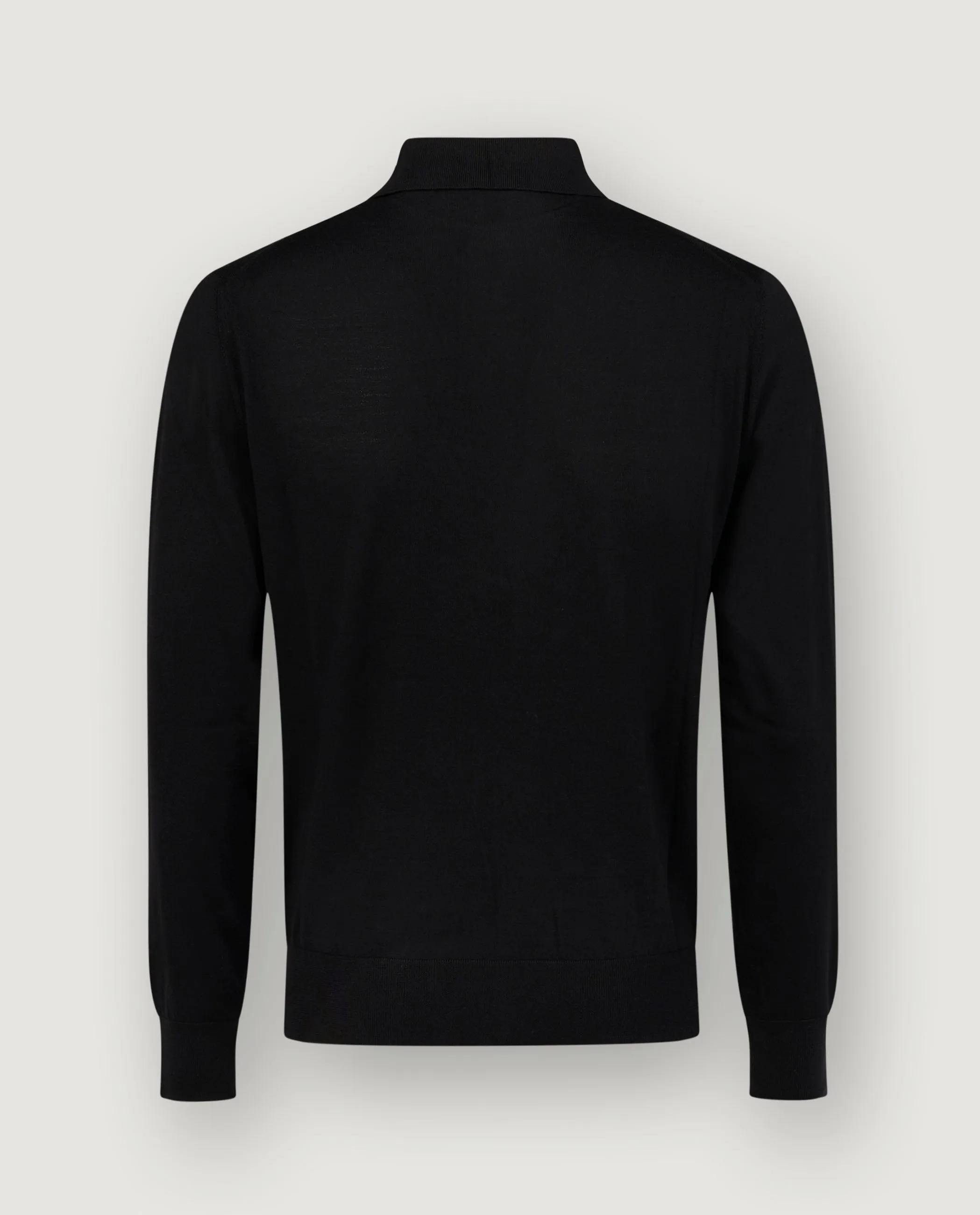 Wollen Lange Mouwen Polo - Zwart sold by Pauw Amsterdam product image thumbnail 5
