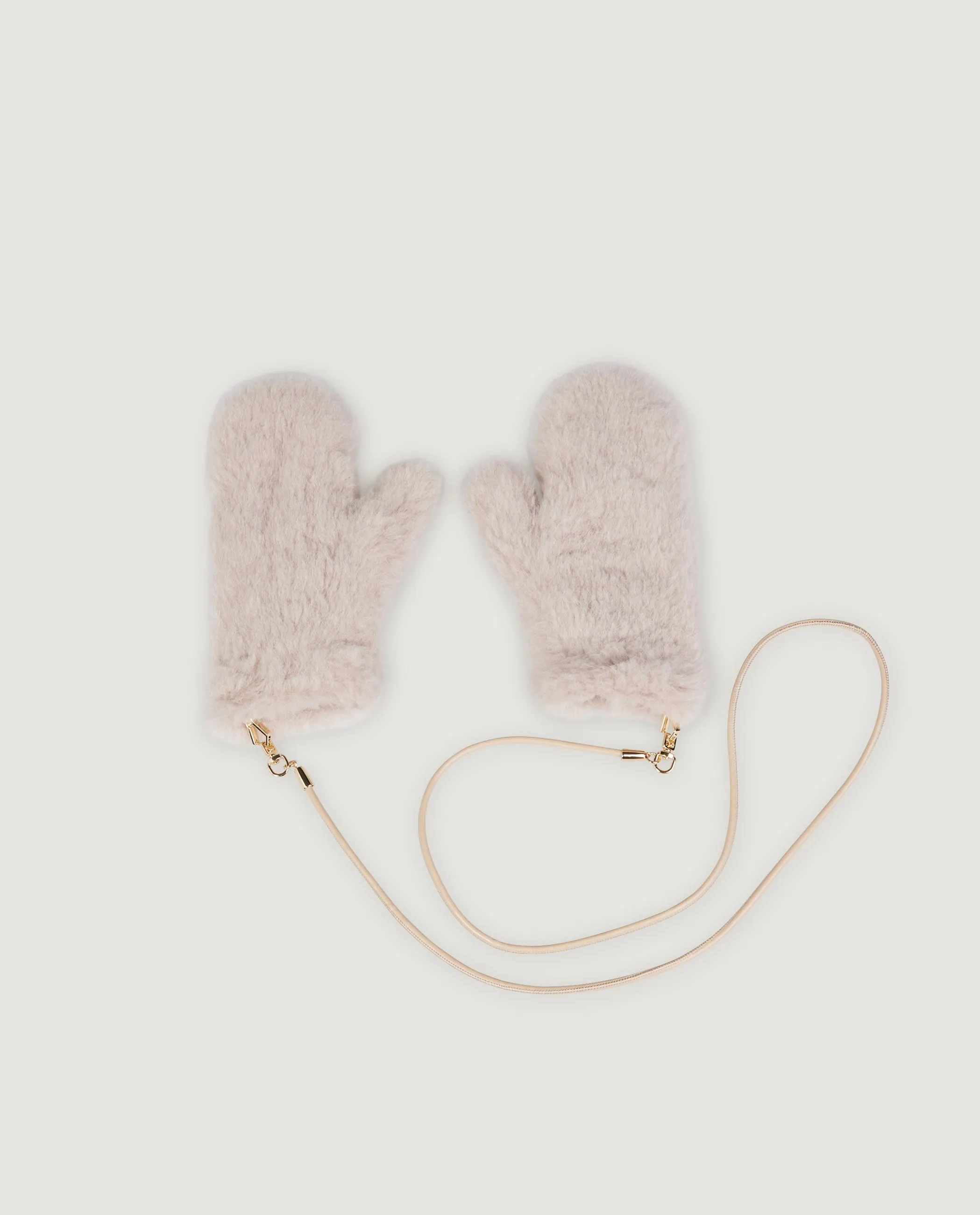 Alpaca Wollen Wanten - Ecru sold by Pauw Amsterdam