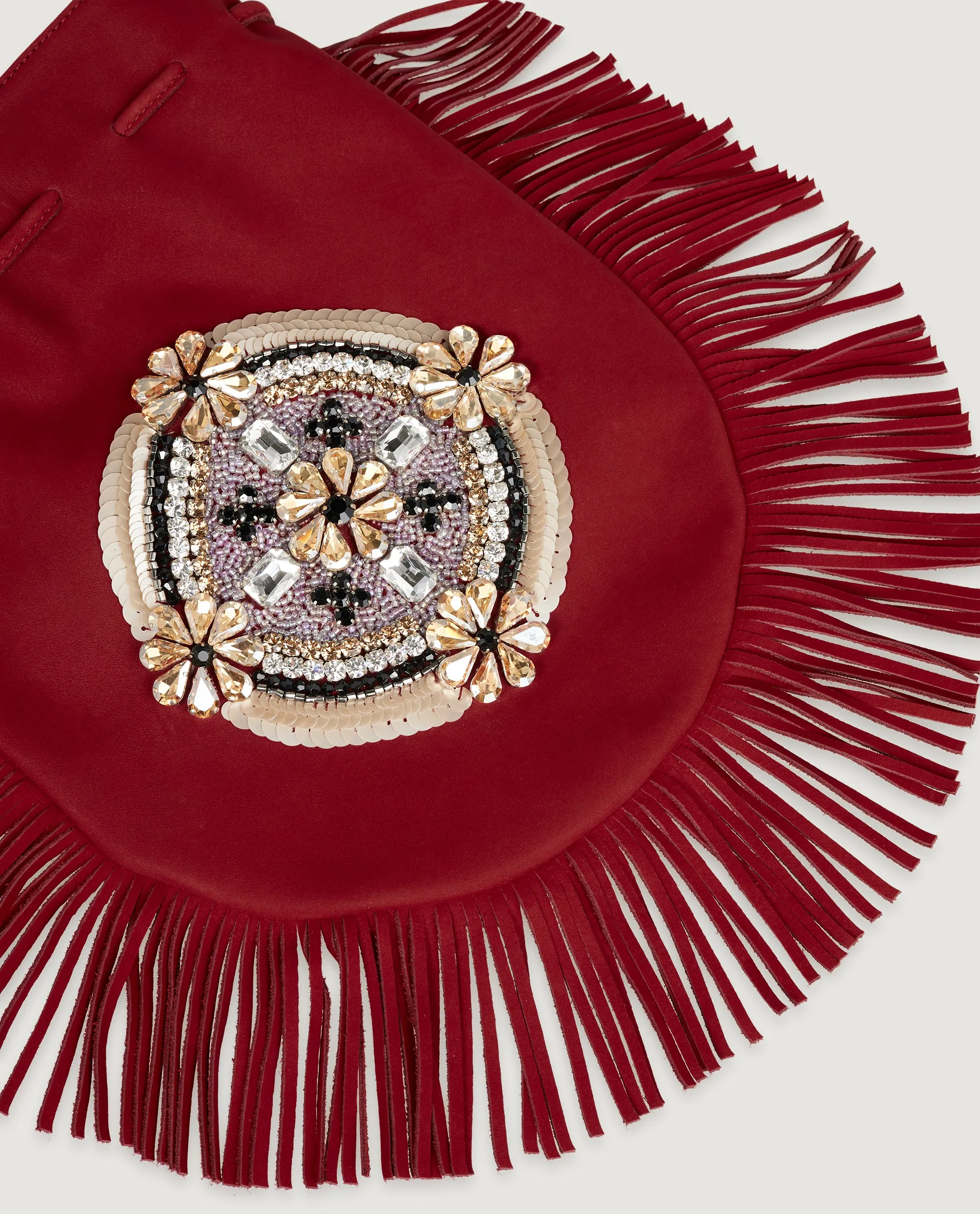 Grote Geborduurde Power Pouch - Rood sold by Pauw Amsterdam product image thumbnail 2