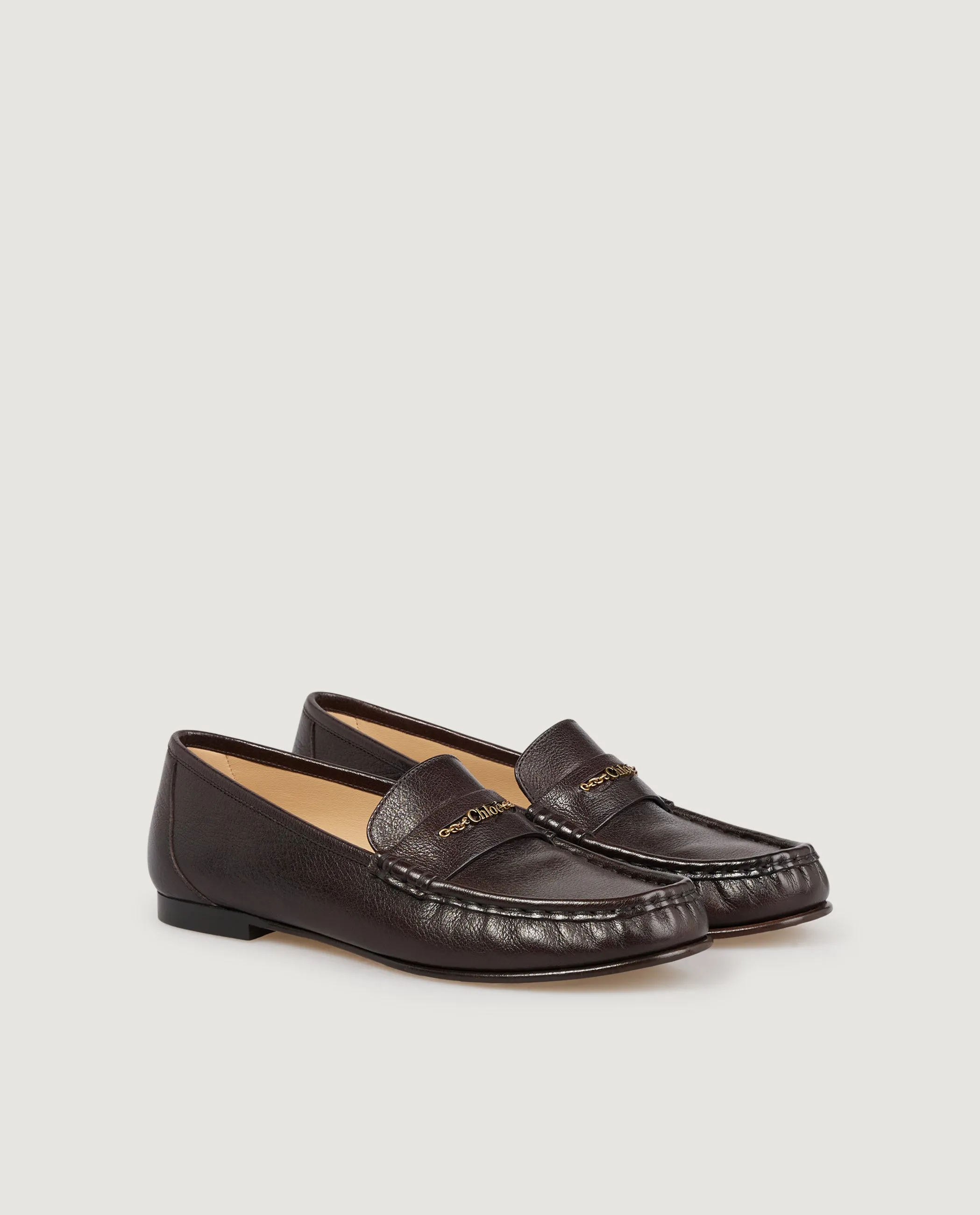 Logo Penny Loafers - Bruin sold by Pauw Amsterdam product image thumbnail 4