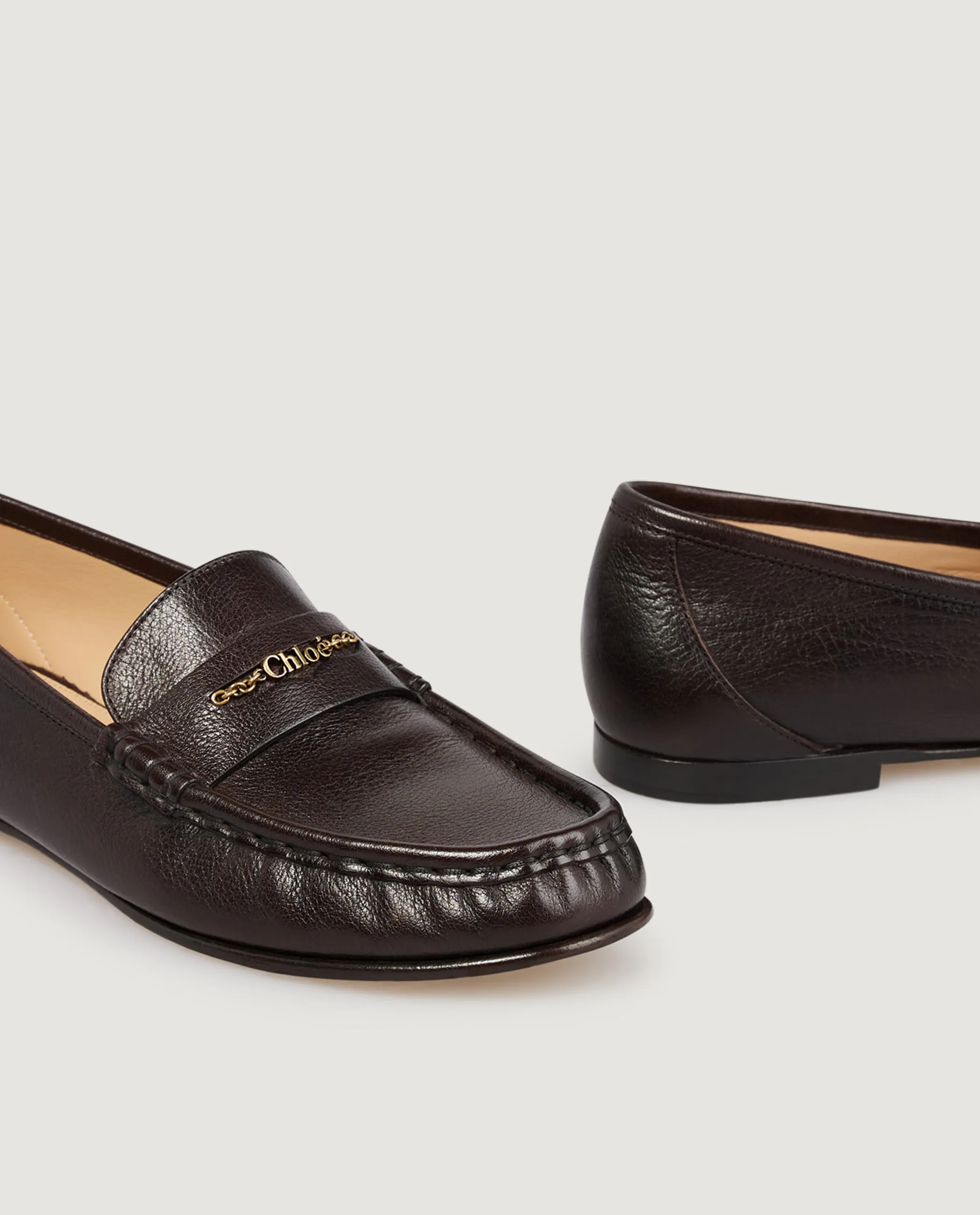 Logo Penny Loafers - Bruin sold by Pauw Amsterdam product image thumbnail 2