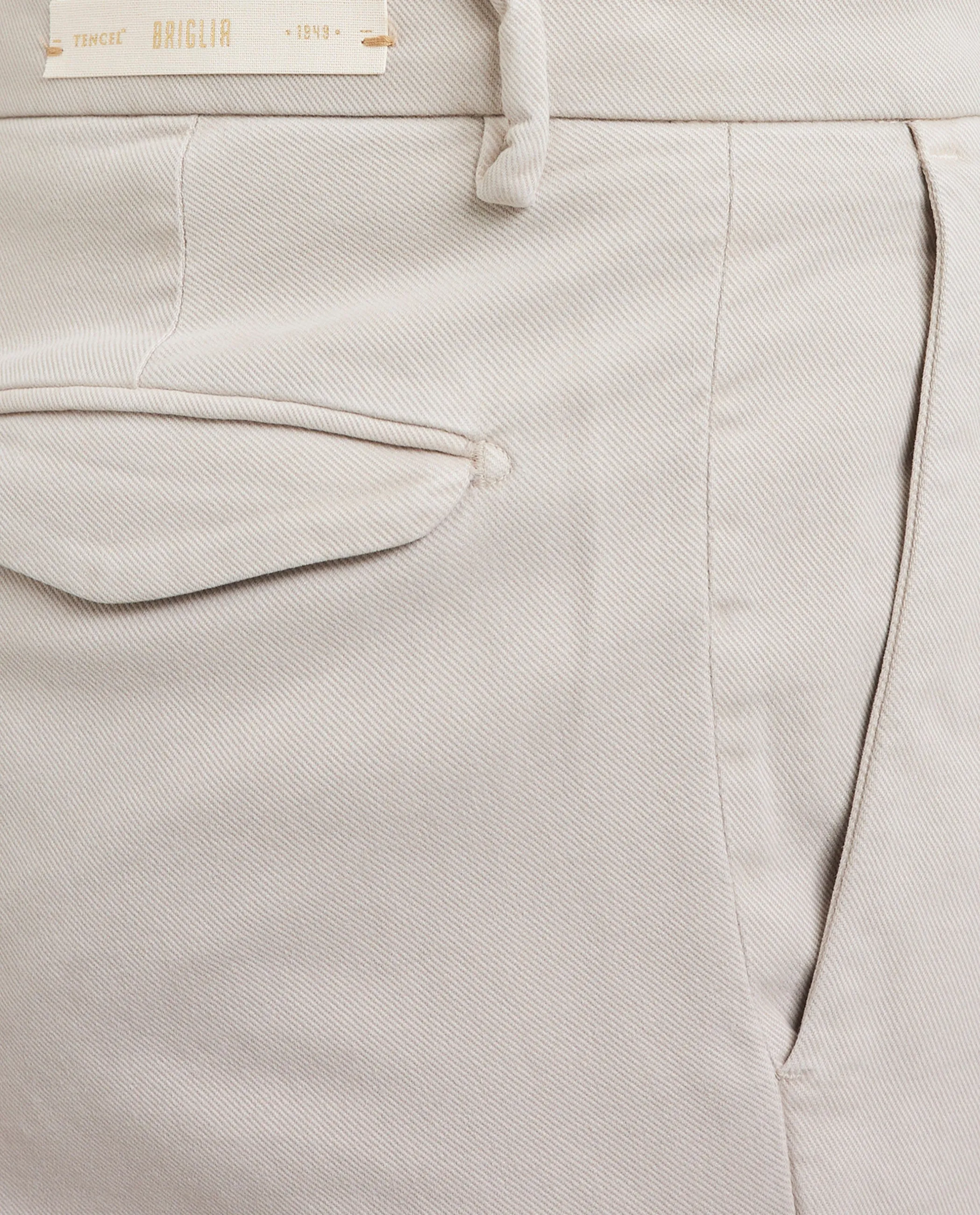 Katoen Lyocell Chino's - Lichtbruin sold by Pauw Amsterdam product image thumbnail 2