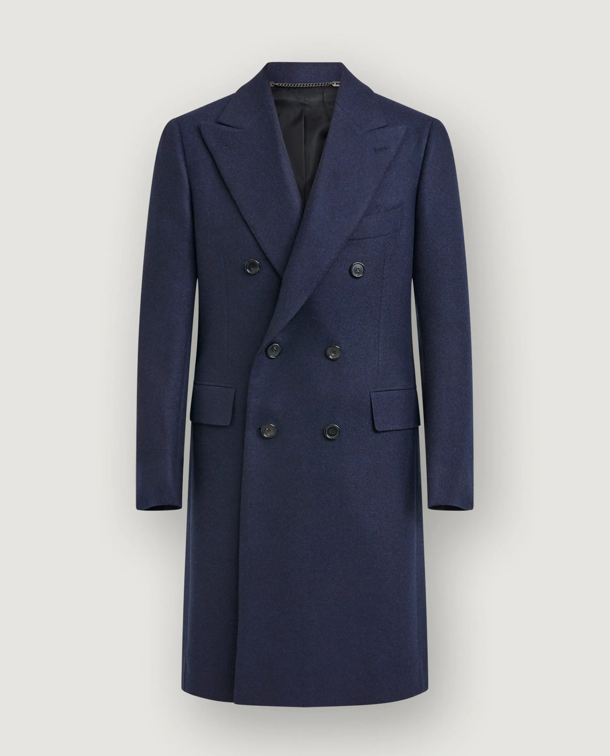 Zealander Wollen Overjas - Blauw sold by Pauw Amsterdam