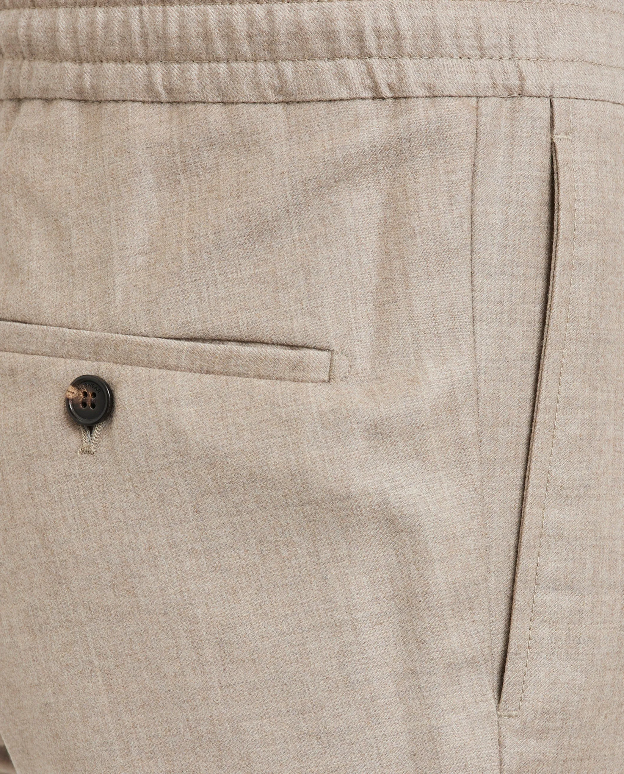 Flannel Wollen Jogger - Lichtbruin sold by Pauw Amsterdam product image thumbnail 4