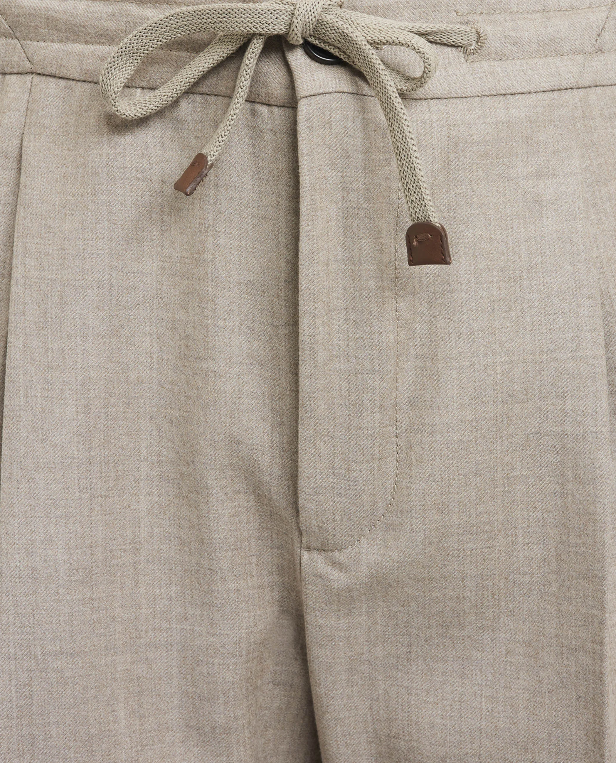 Flannel Wollen Jogger - Lichtbruin sold by Pauw Amsterdam product image thumbnail 2