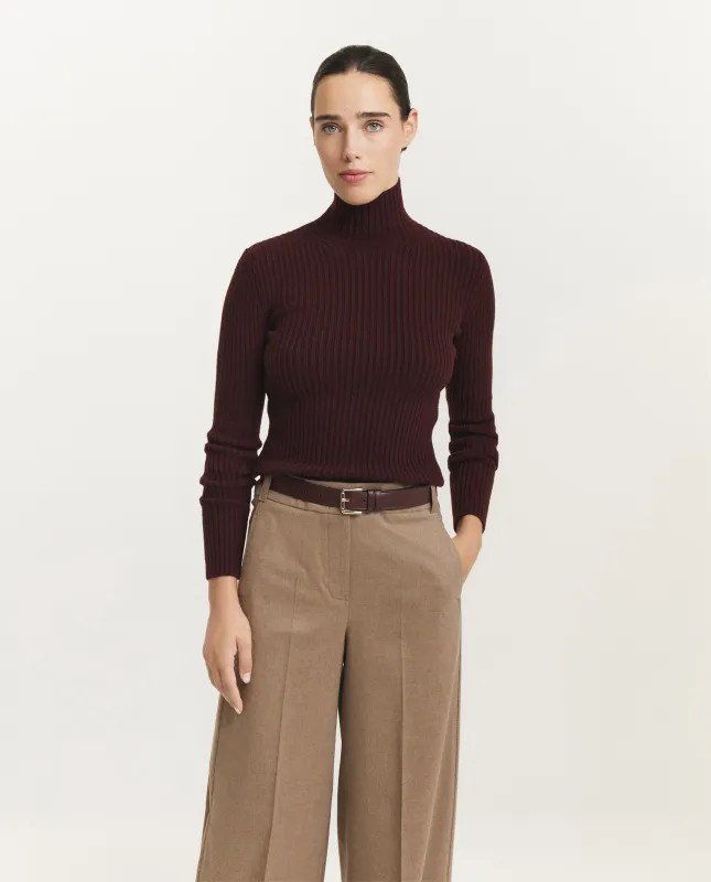 Aral Zip Knit - Rood sold by Pauw Amsterdam