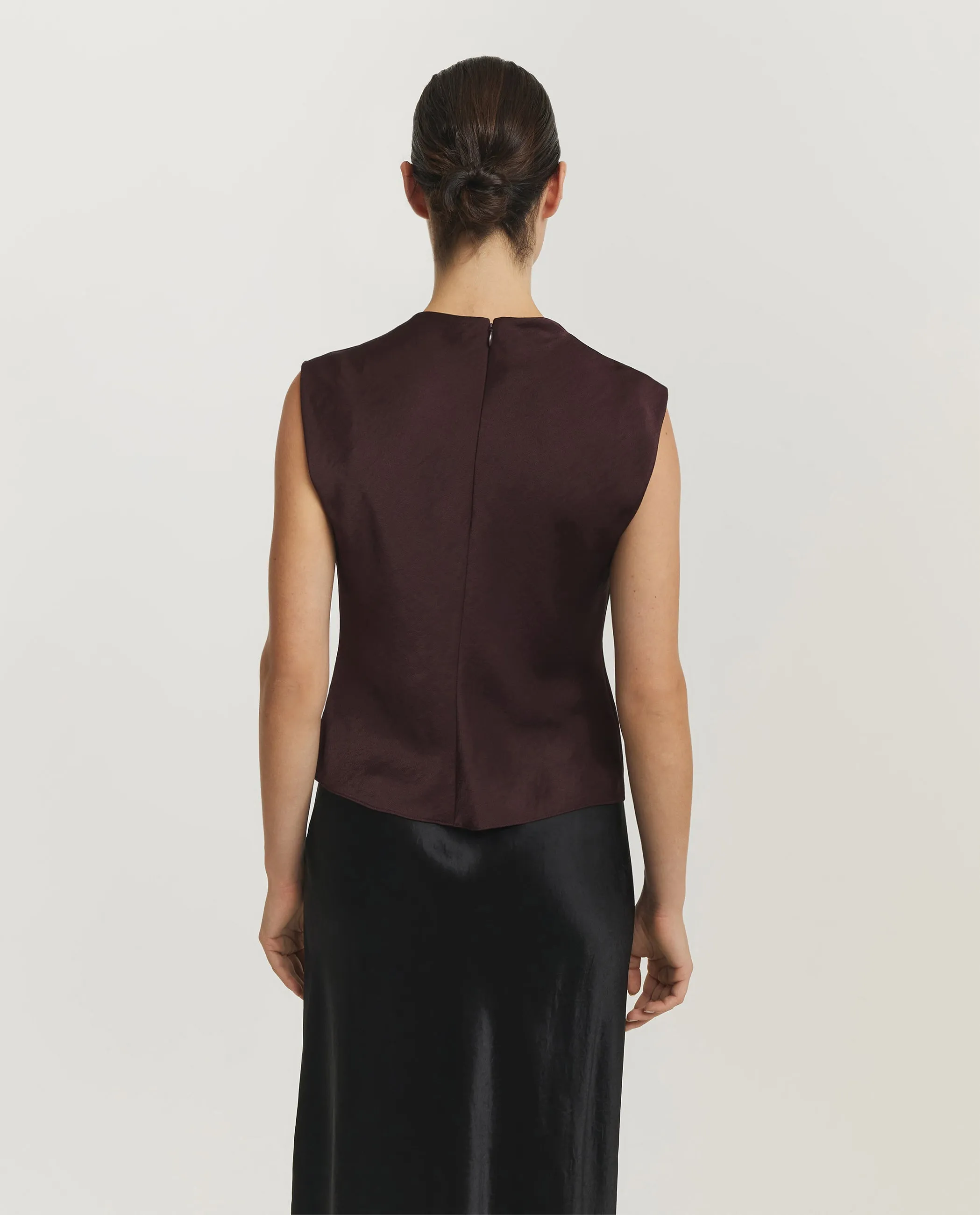 Satijnen Cowl Nek Top - Paars sold by Pauw Amsterdam product image thumbnail 5