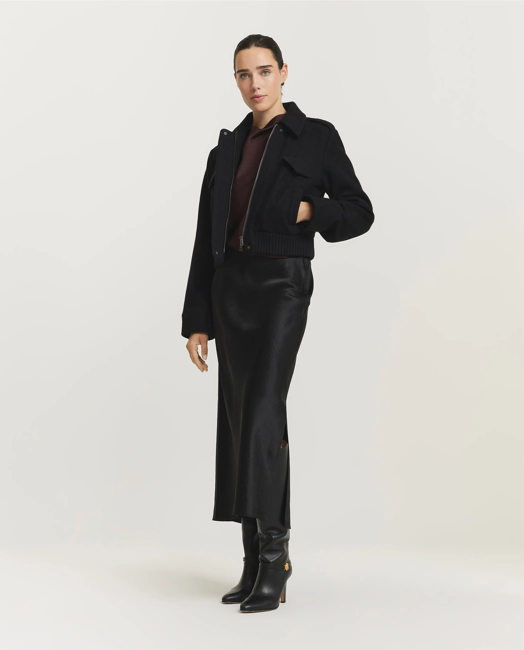 Satijnen Cowl Nek Top - Paars sold by Pauw Amsterdam product image thumbnail 3