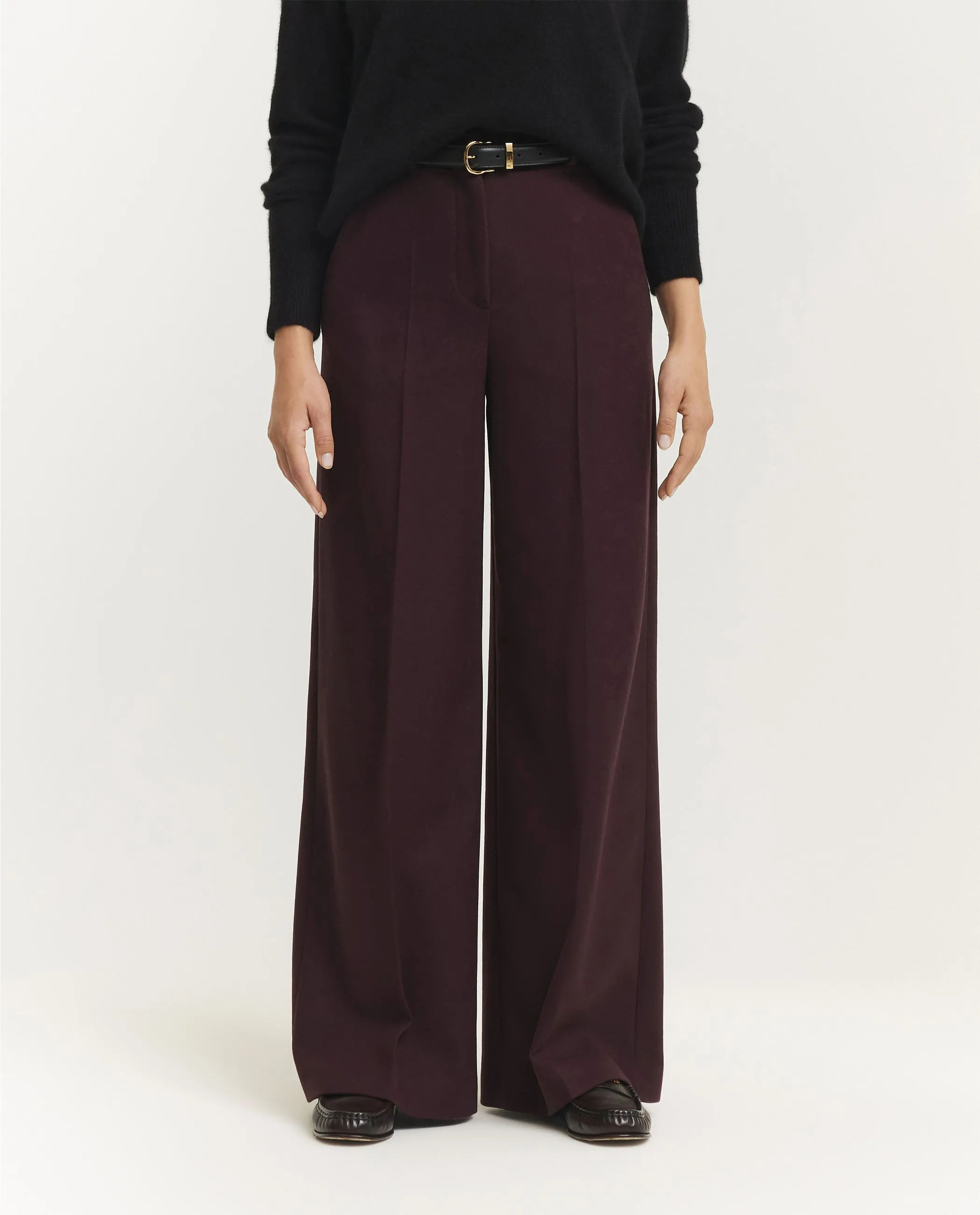 Alana Flannel Stretch Pantalon - Paars sold by Pauw Amsterdam product image thumbnail 2