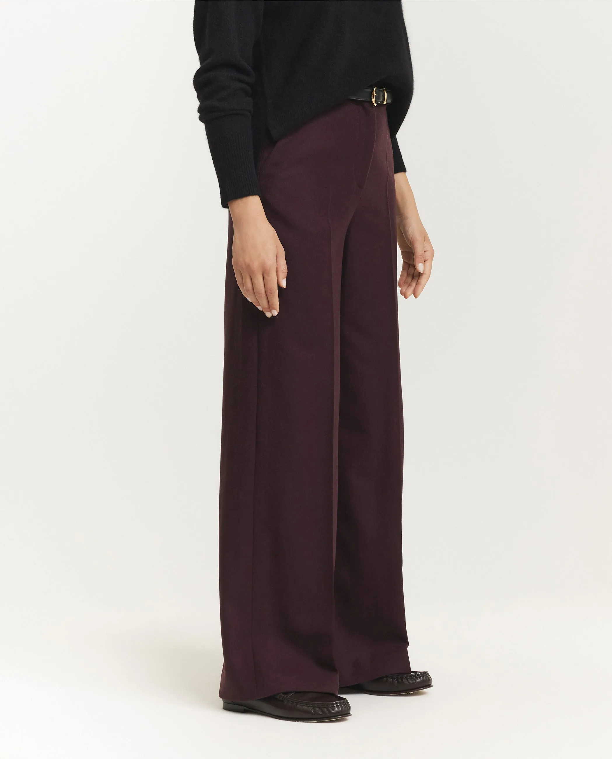 Alana Flannel Stretch Pantalon - Paars sold by Pauw Amsterdam product image thumbnail 3