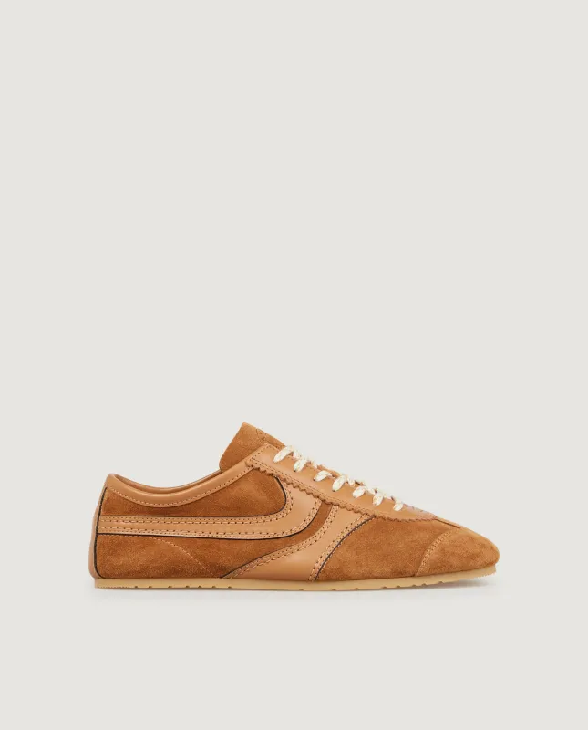 Nappa Marathon Sneakers - Lichtbruin sold by Pauw Amsterdam