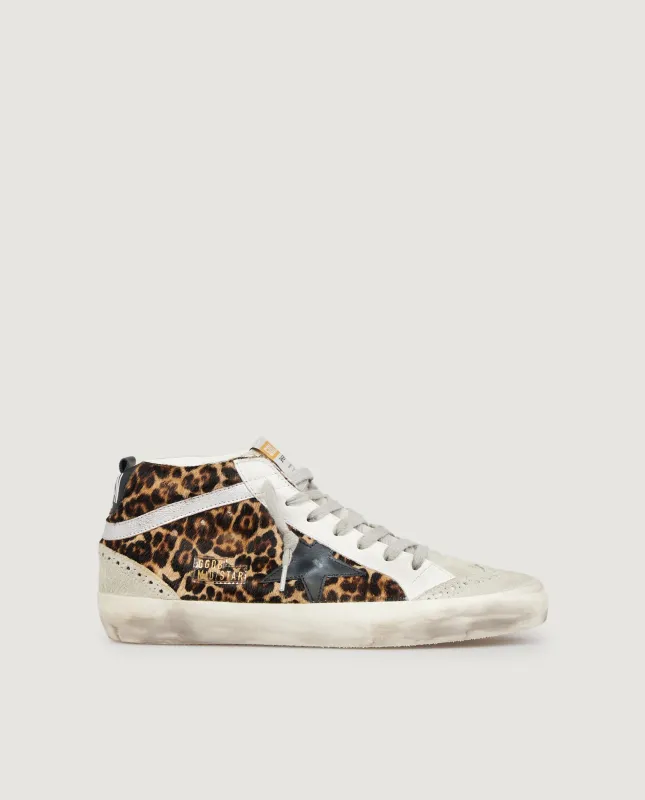 Mid Star Horsy Sneakers - Lichtbruin sold by Pauw Amsterdam
