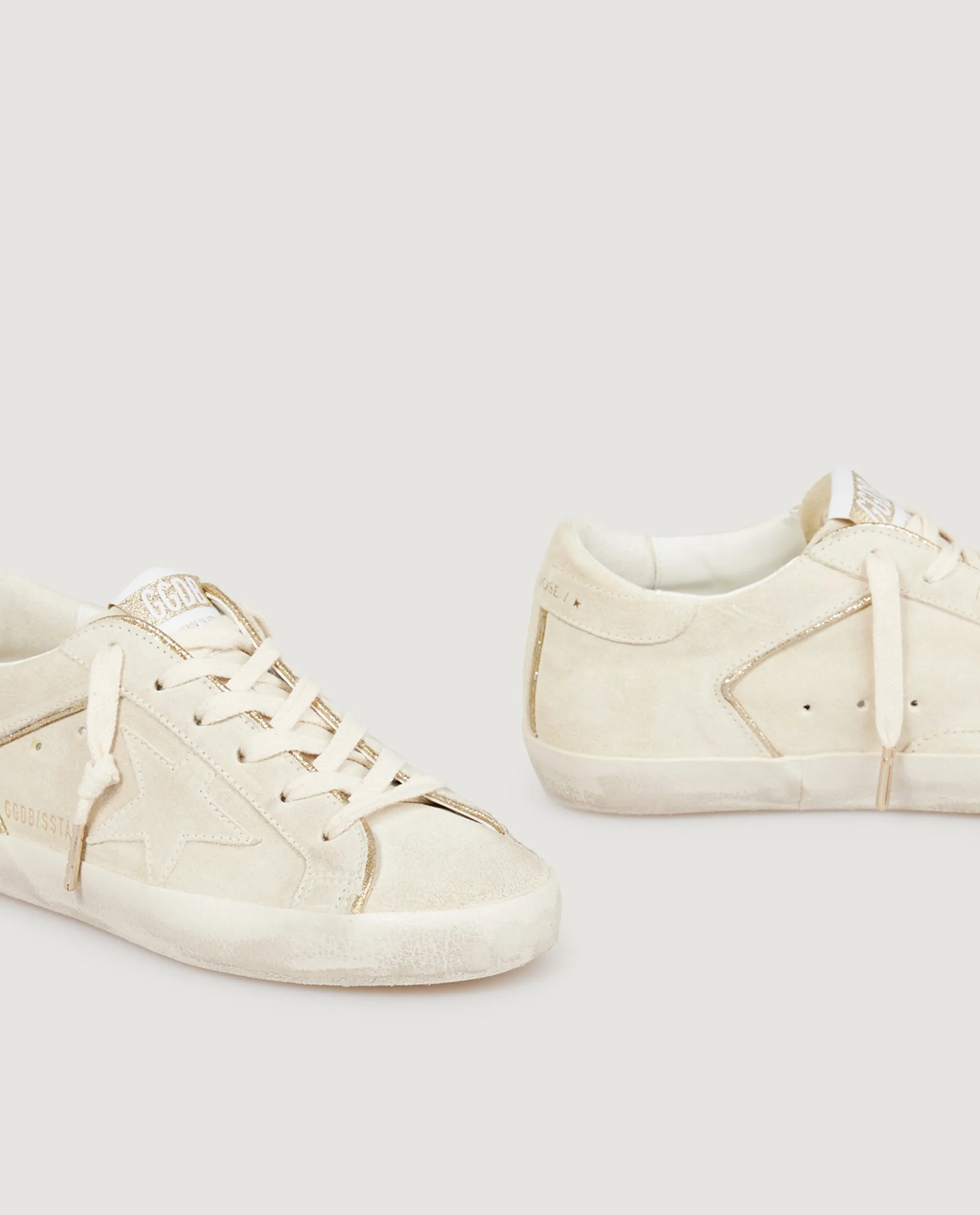 Suede Super Star Sneakers - Ecru sold by Pauw Amsterdam product image thumbnail 2