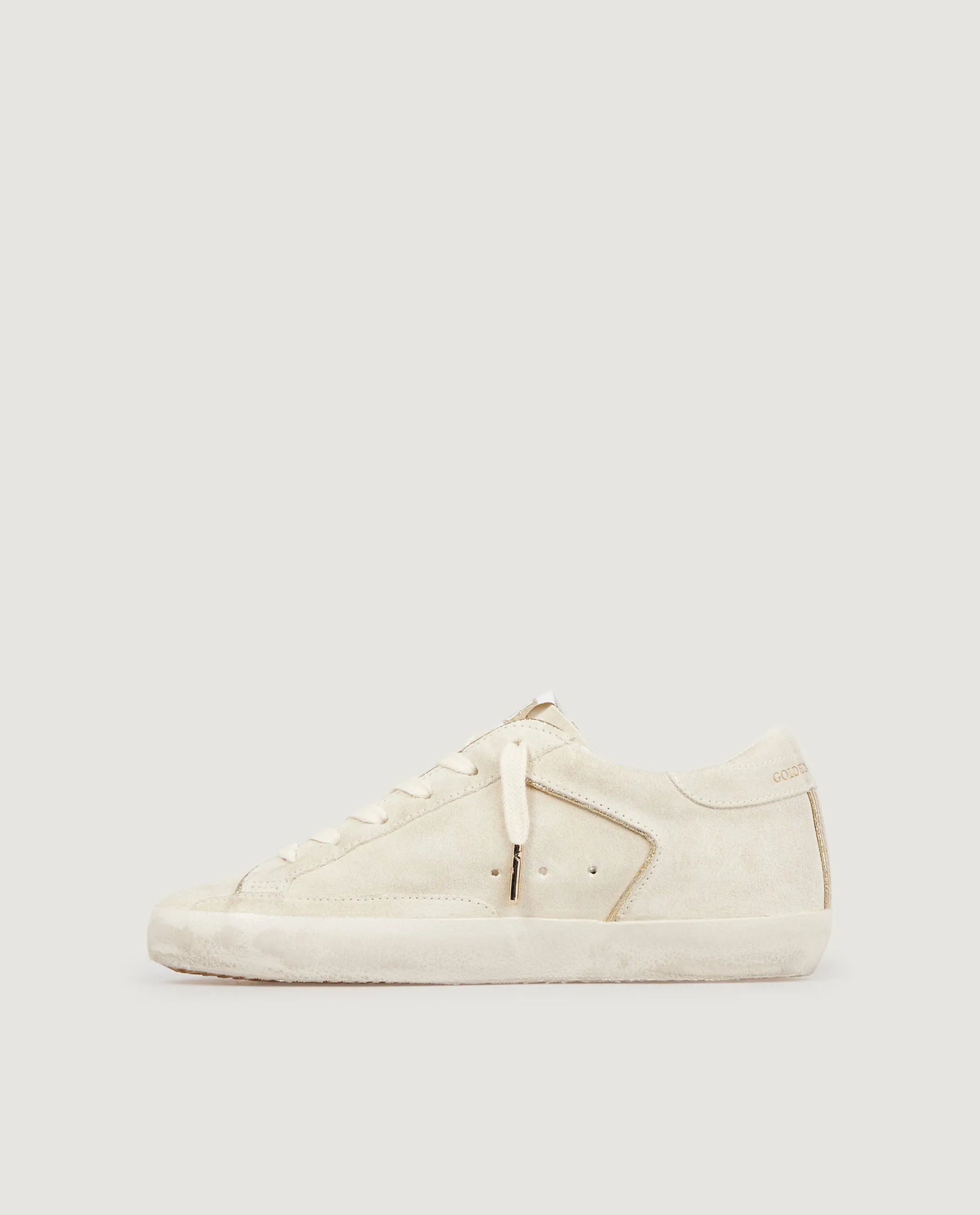 Suede Super Star Sneakers - Ecru sold by Pauw Amsterdam product image thumbnail 3