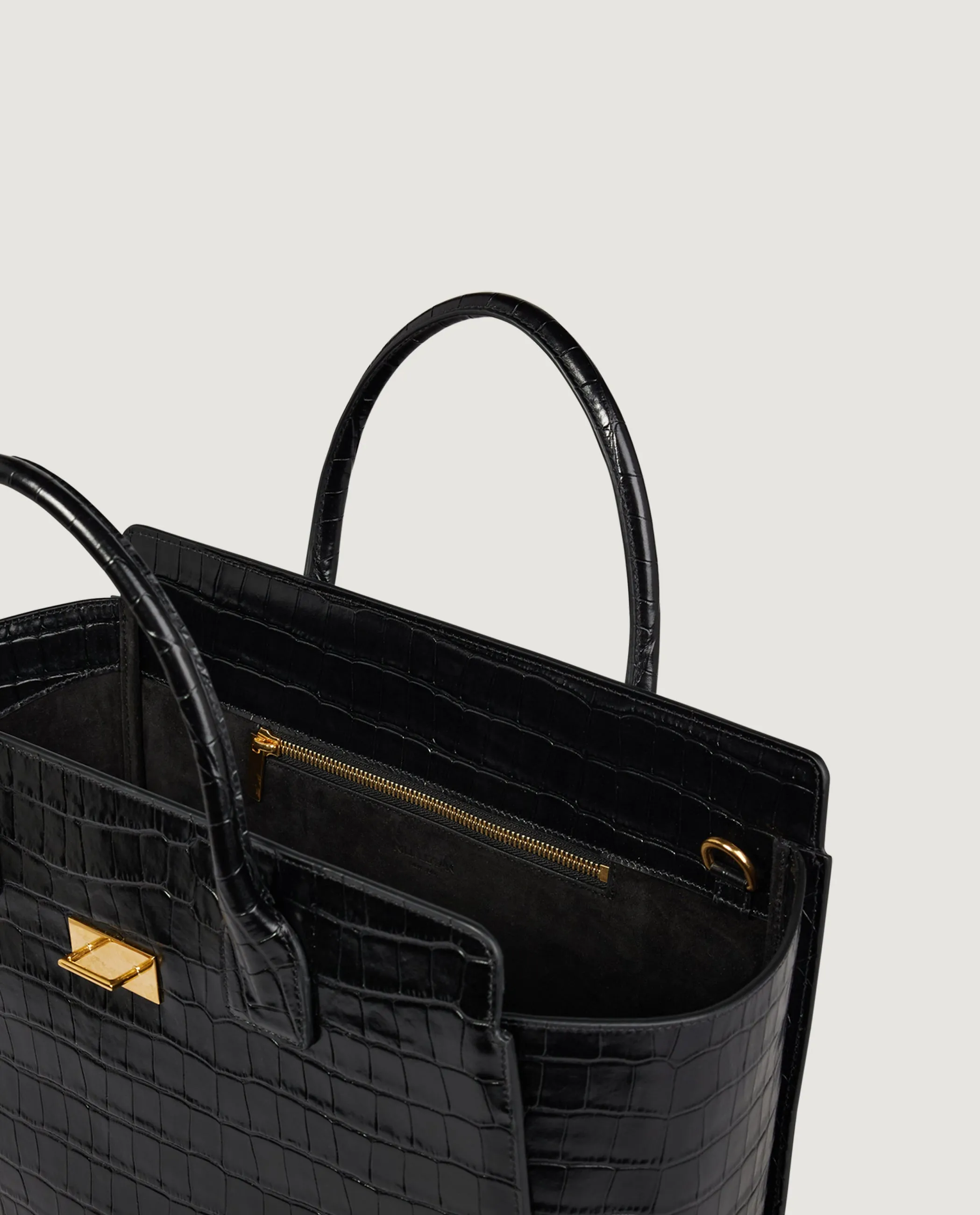 Croco Lou Tas - Zwart sold by Pauw Amsterdam product image thumbnail 4