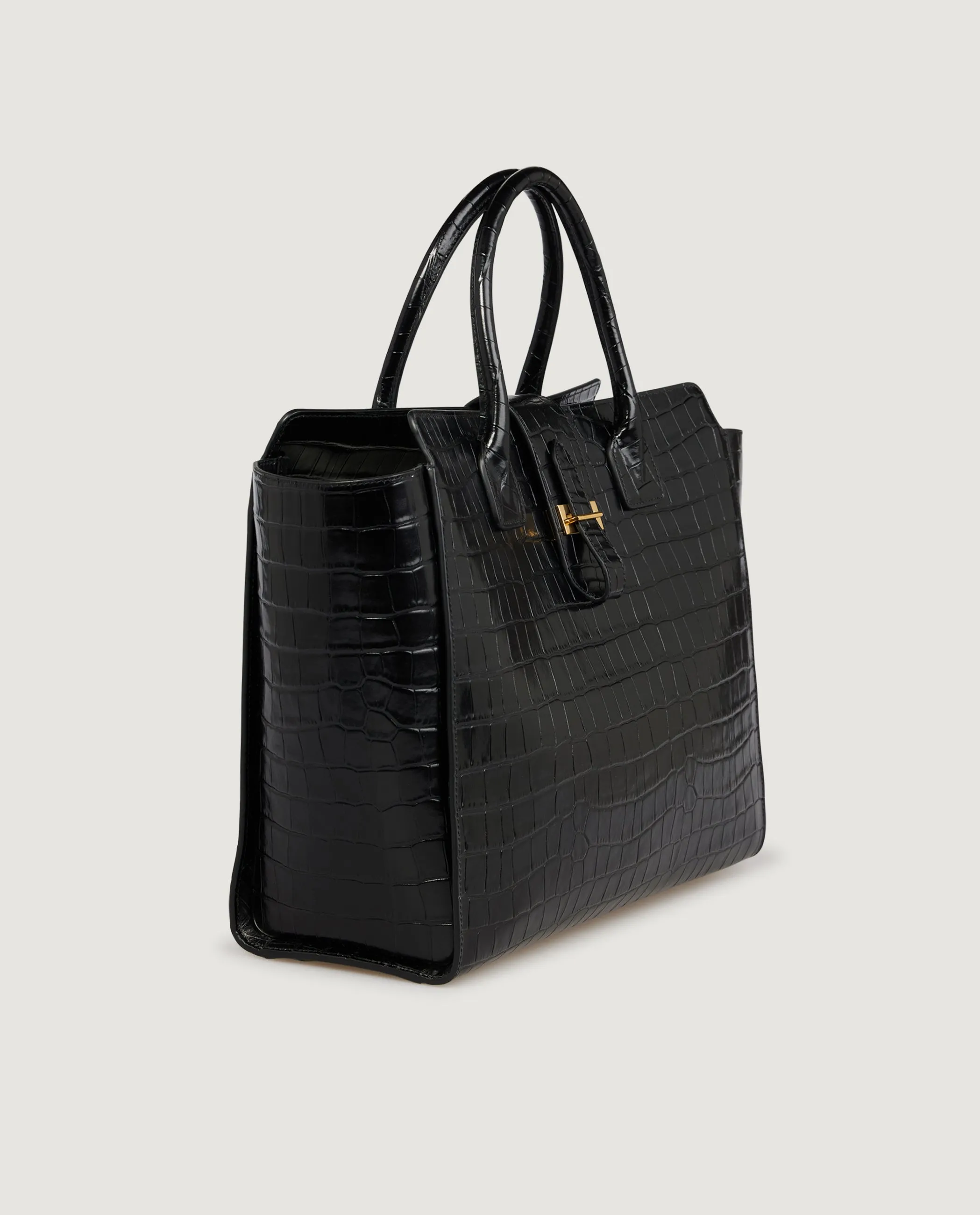 Croco Lou Tas - Zwart sold by Pauw Amsterdam product image thumbnail 3