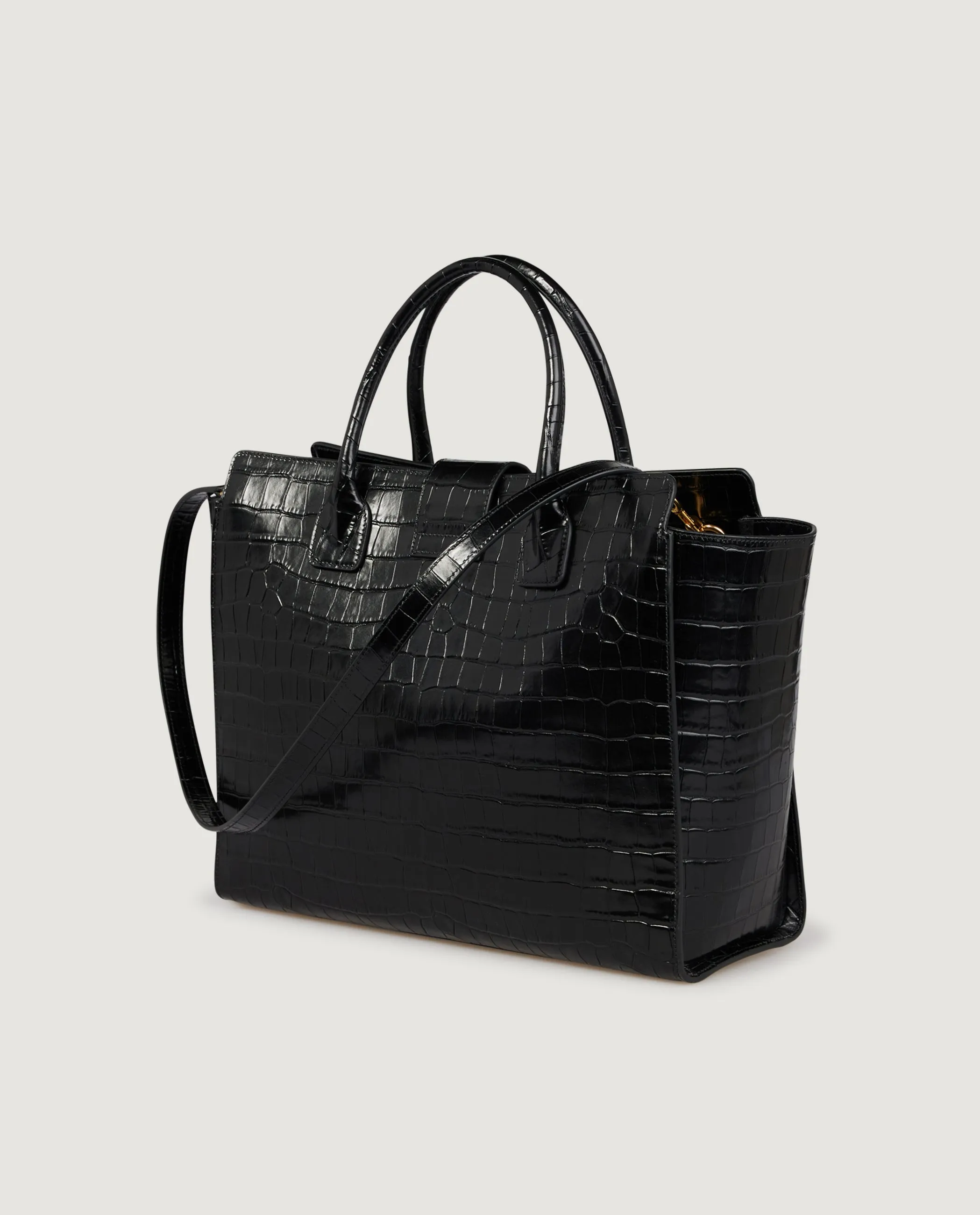 Croco Lou Tas - Zwart sold by Pauw Amsterdam product image thumbnail 5