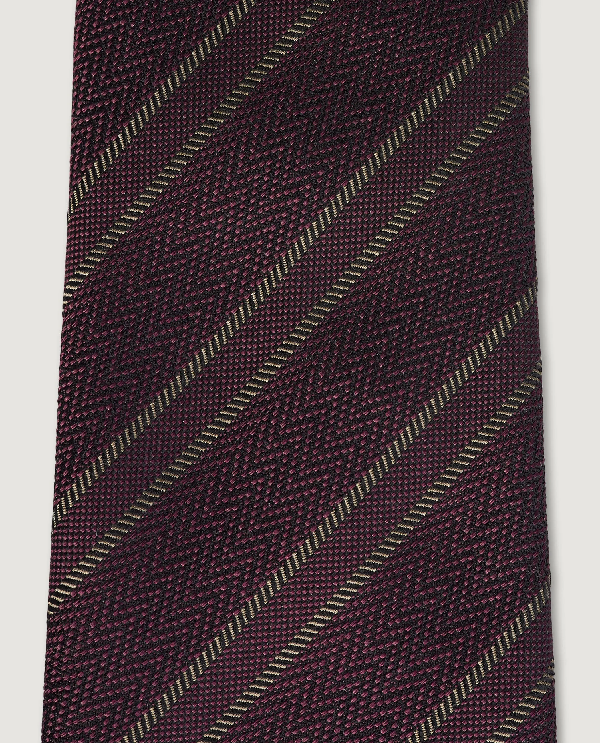 Gestreepte Zijden Das - Rood sold by Pauw Amsterdam product image thumbnail 2