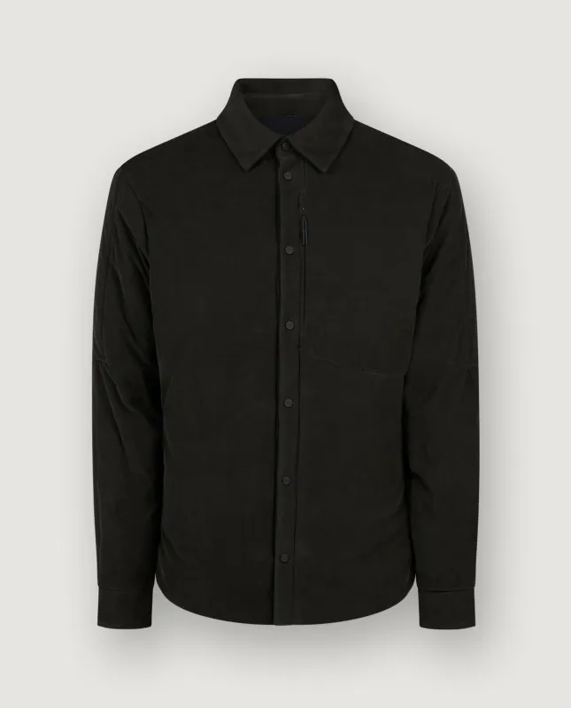 Katoenen Gewatteerd Overshirt - Groen sold by Pauw Amsterdam