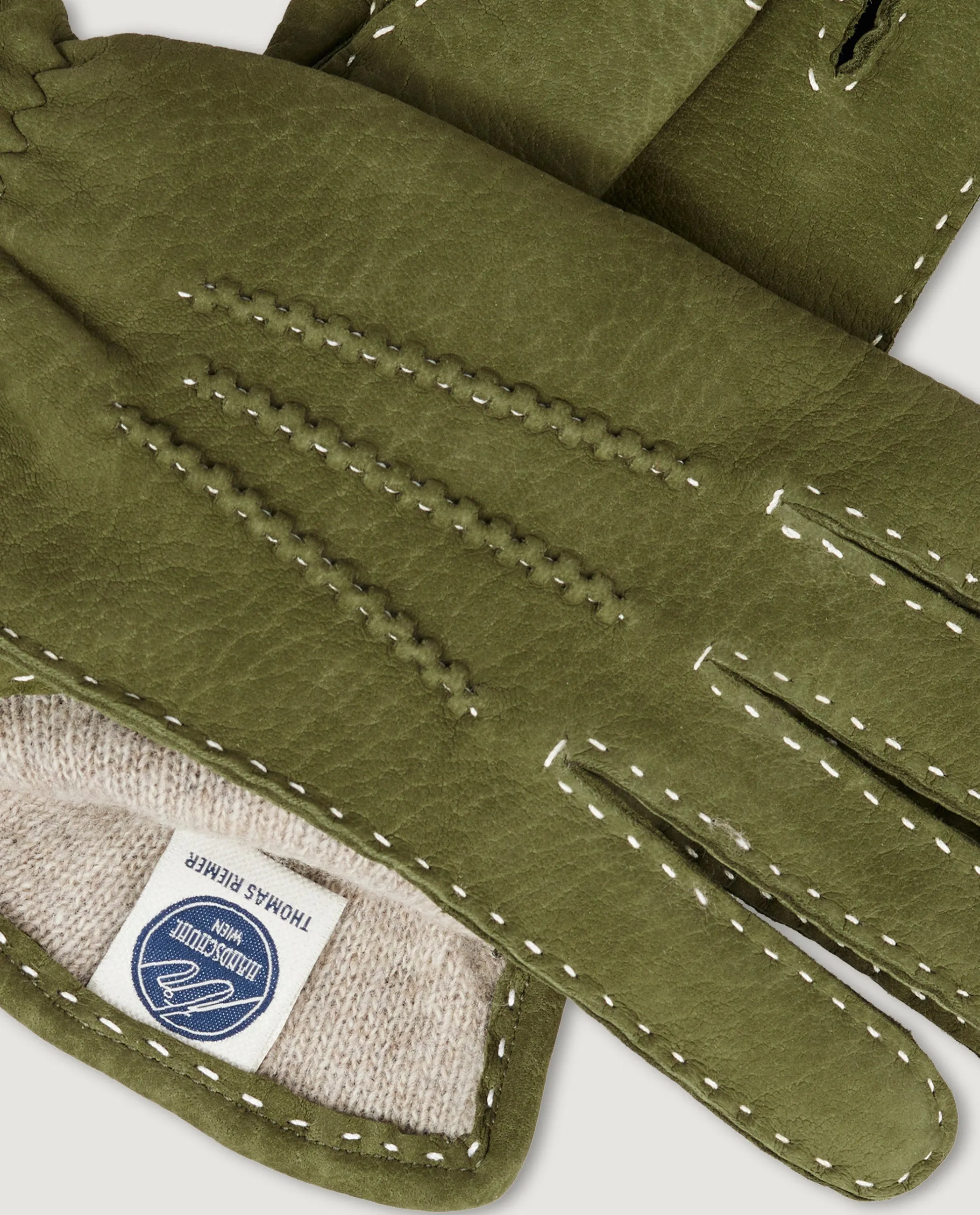 Suede Handschoenen - Groen sold by Pauw Amsterdam product image thumbnail 3
