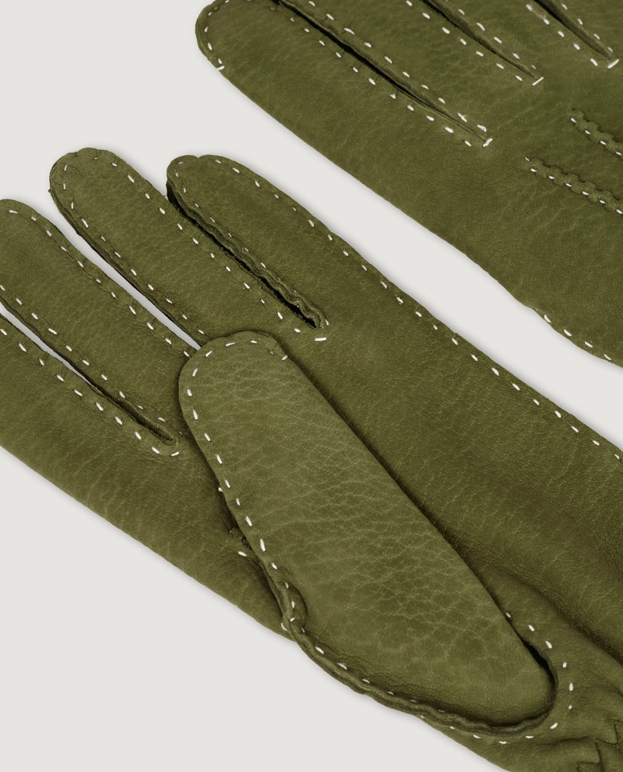 Suede Handschoenen - Groen sold by Pauw Amsterdam product image thumbnail 2