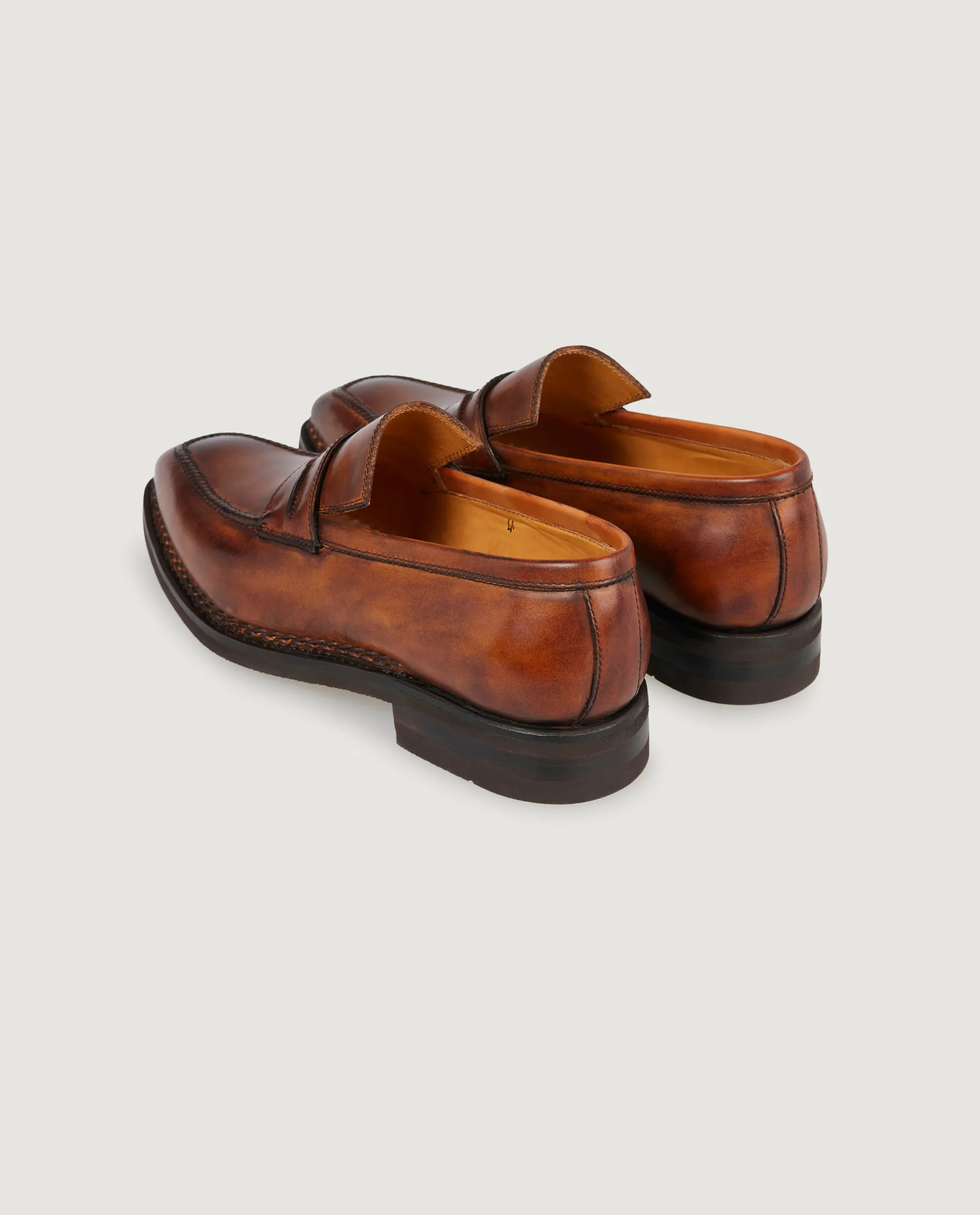 Capitano Penny Loafer - Lichtbruin sold by Pauw Amsterdam product image thumbnail 4